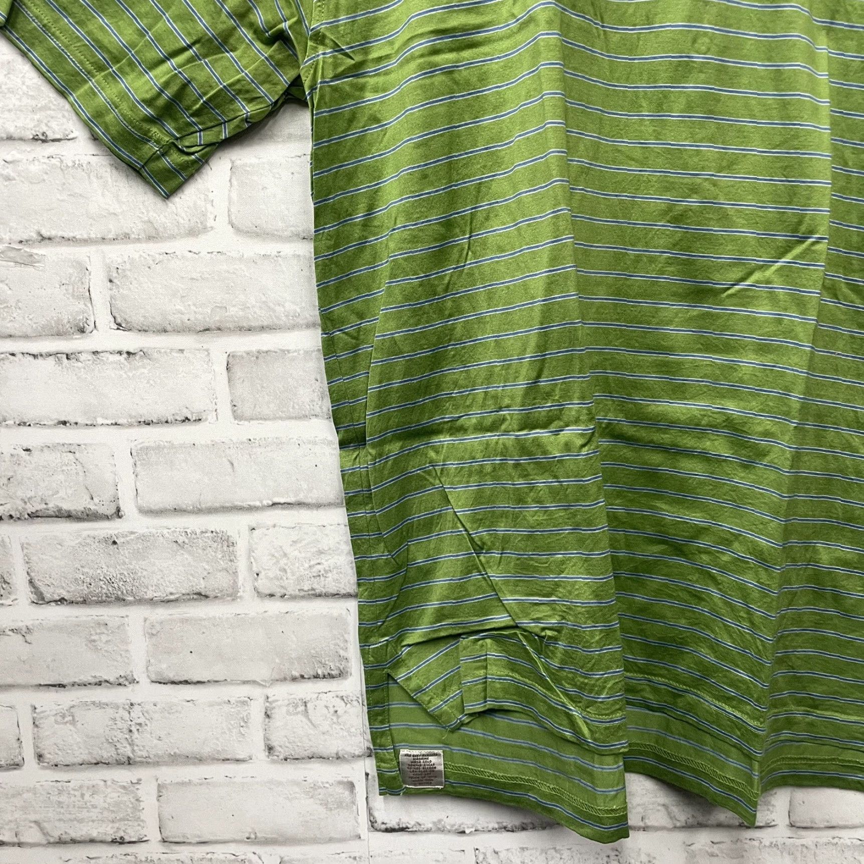 Peter Millar Peter Millar Polo Shirt Striped 100% Cotton Mens Size M Green Size US M / EU 48-50 / 2 - 3 Thumbnail