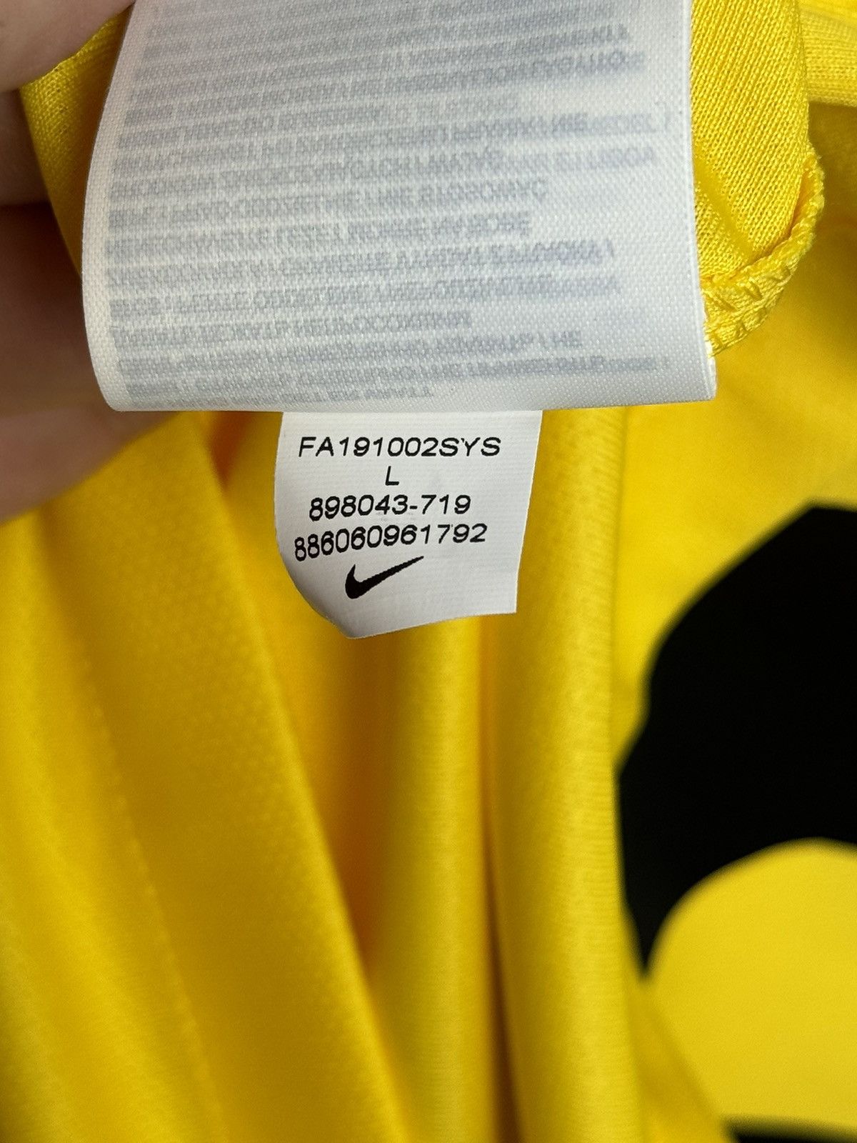 Nike Zorya Luhansk Match Worn Goalkeeper Shevchenko Football Shir Size US L / EU 52-54 / 3 - 19 Thumbnail