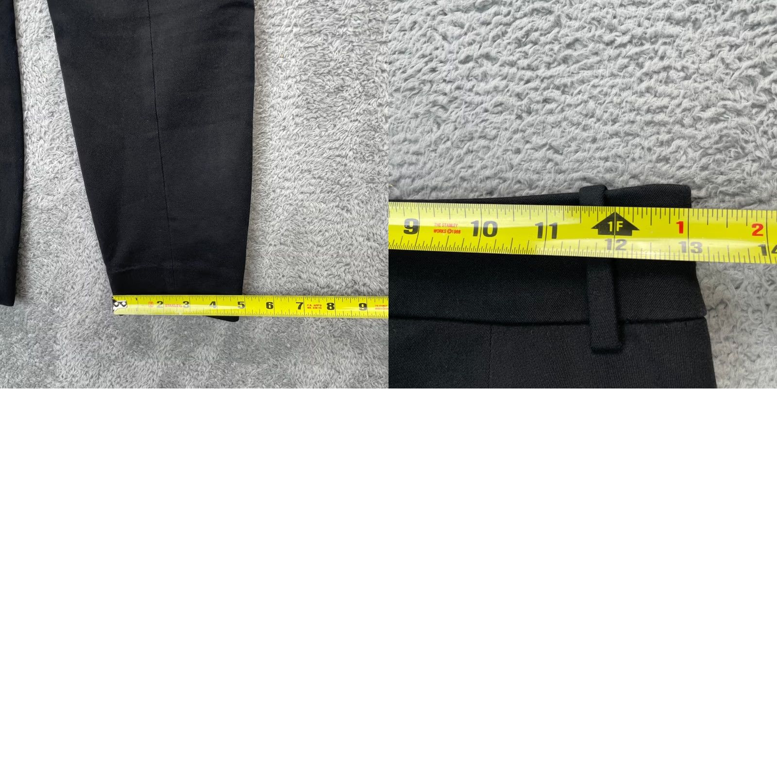 J.Crew J. Crew Pants Slim Ankle Black 00P Womens Stretch Office School Work Straight Front Size 24" / US 00 / IT 34 - 8 Thumbnail