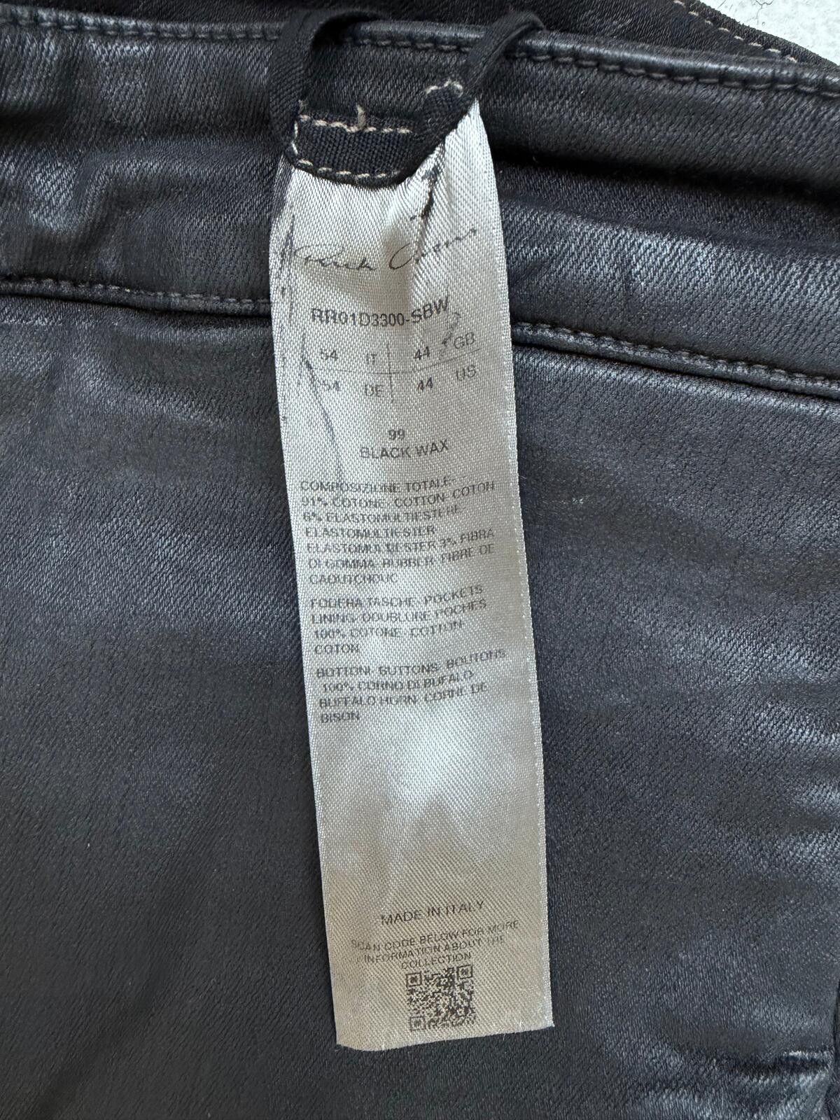 Rick Owens Rick Owens SS24 LIDO High Waisted Runway Bolan Denim (54) Size US 34 / EU 50 - 4 Thumbnail