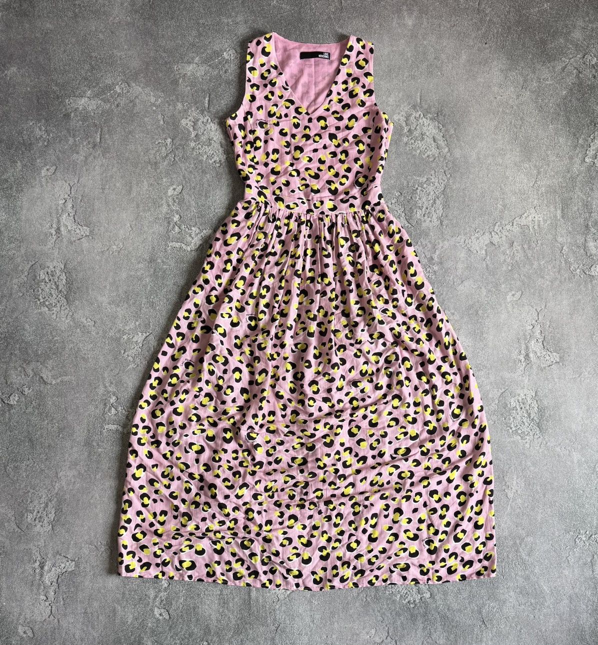 Designer × Love Moschino × Moschino Love Moschino M sleeves long maxi midi dress cheetah 🐆 print Size XS / US 0-2 / IT 36-38 - 8 Thumbnail