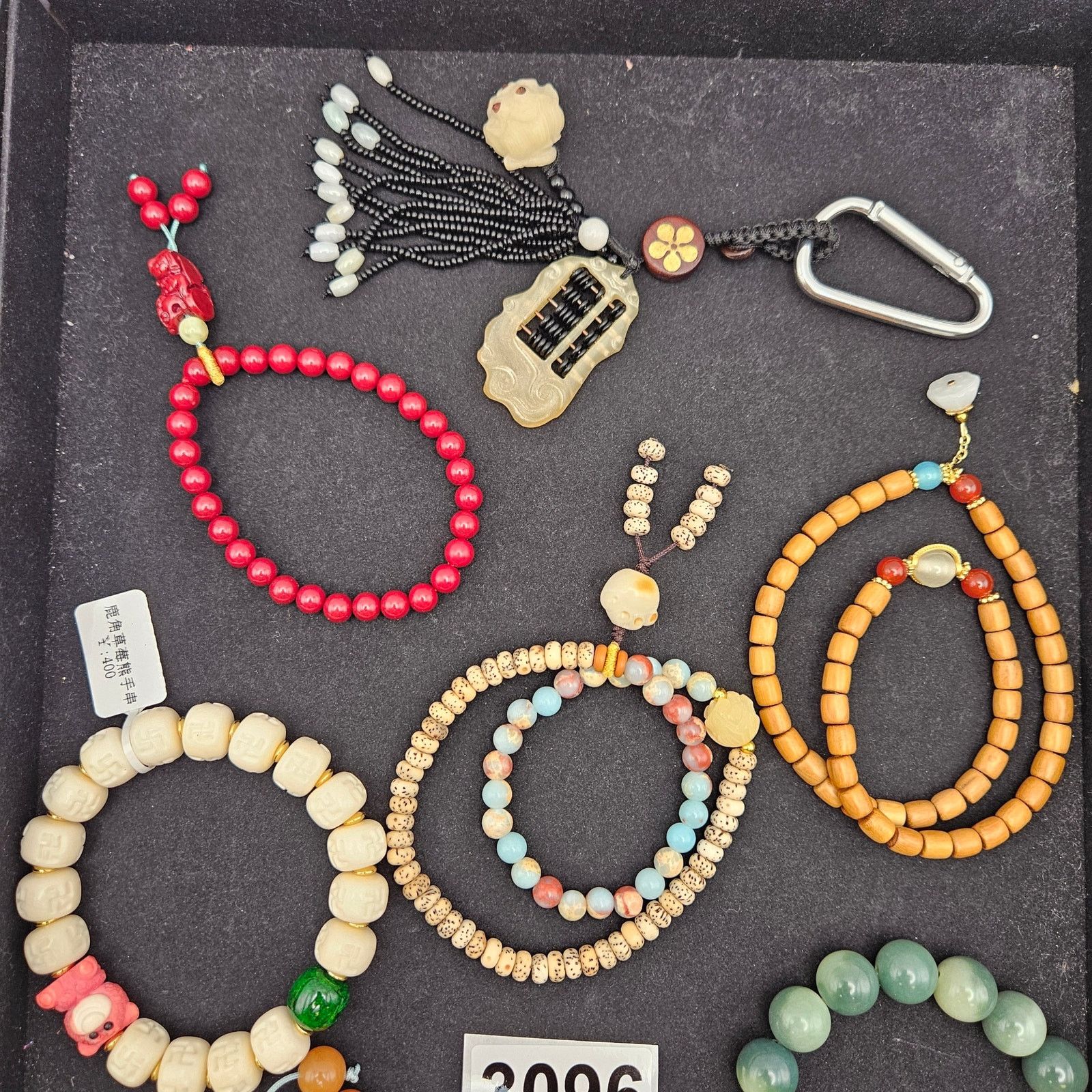 Other ASIAN PRAYER BEAD BRACELET LOT JADE STYLE MALA TIBETAN Size ONE SIZE - 2 Thumbnail