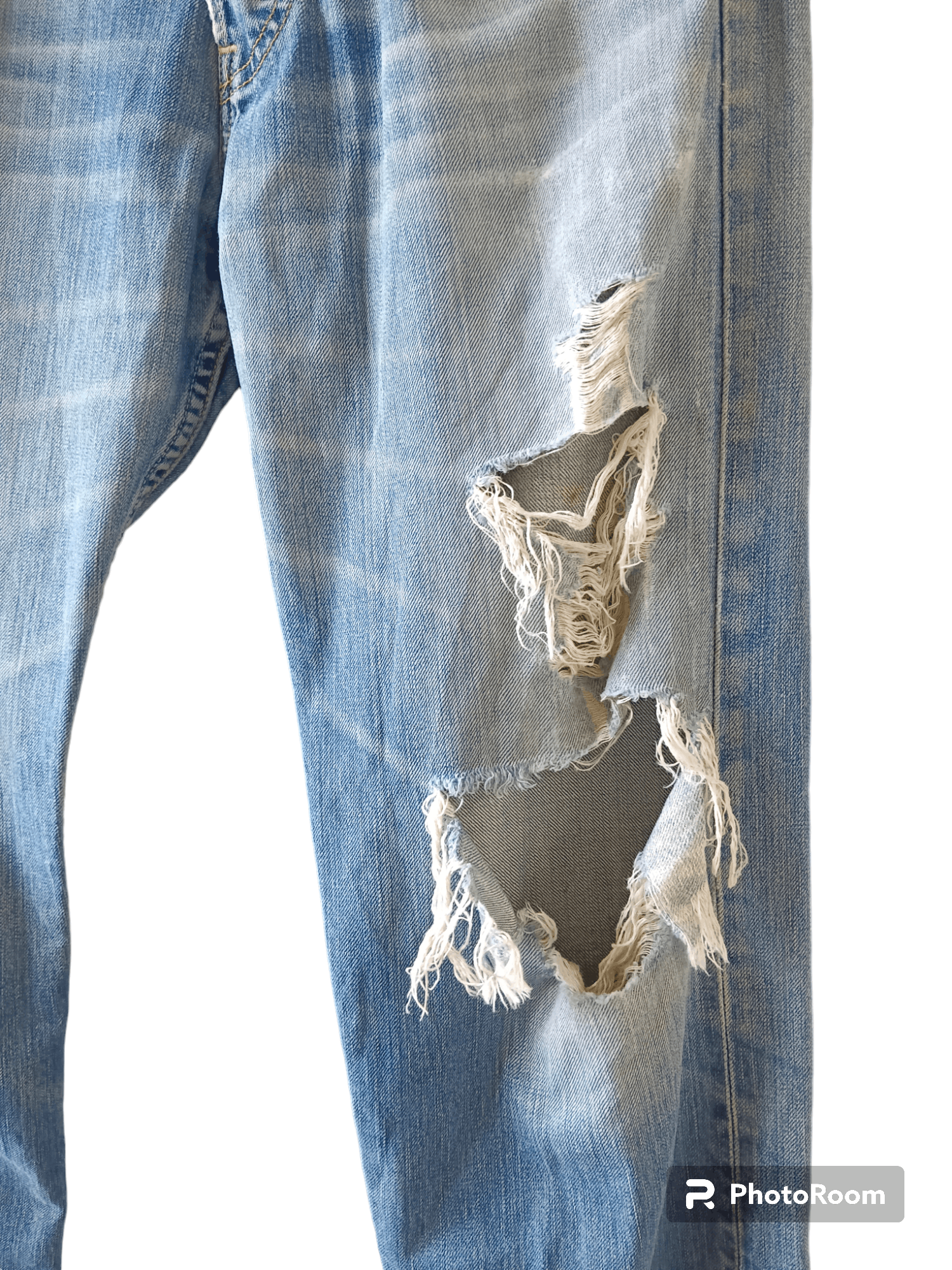 Levi's Vintage Clothing Levi's 501 Seditionaries Distressed Jeans Size US 29 - 6 Thumbnail