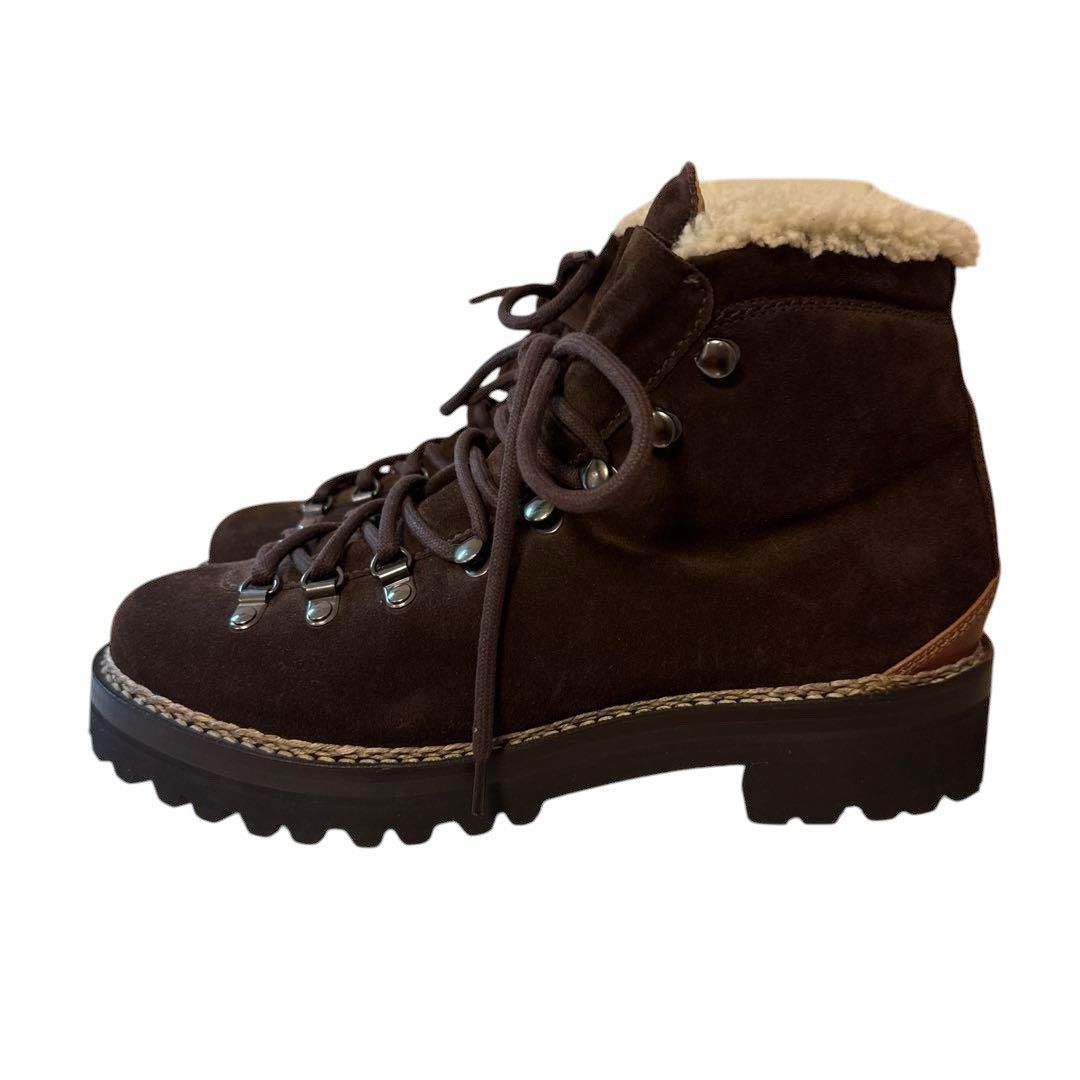 Ralph Lauren Purple Label Ralph Lauren Purple Label Suede x Boa Boots Brown 8 Size US 8 / EU 41 - 10 Thumbnail
