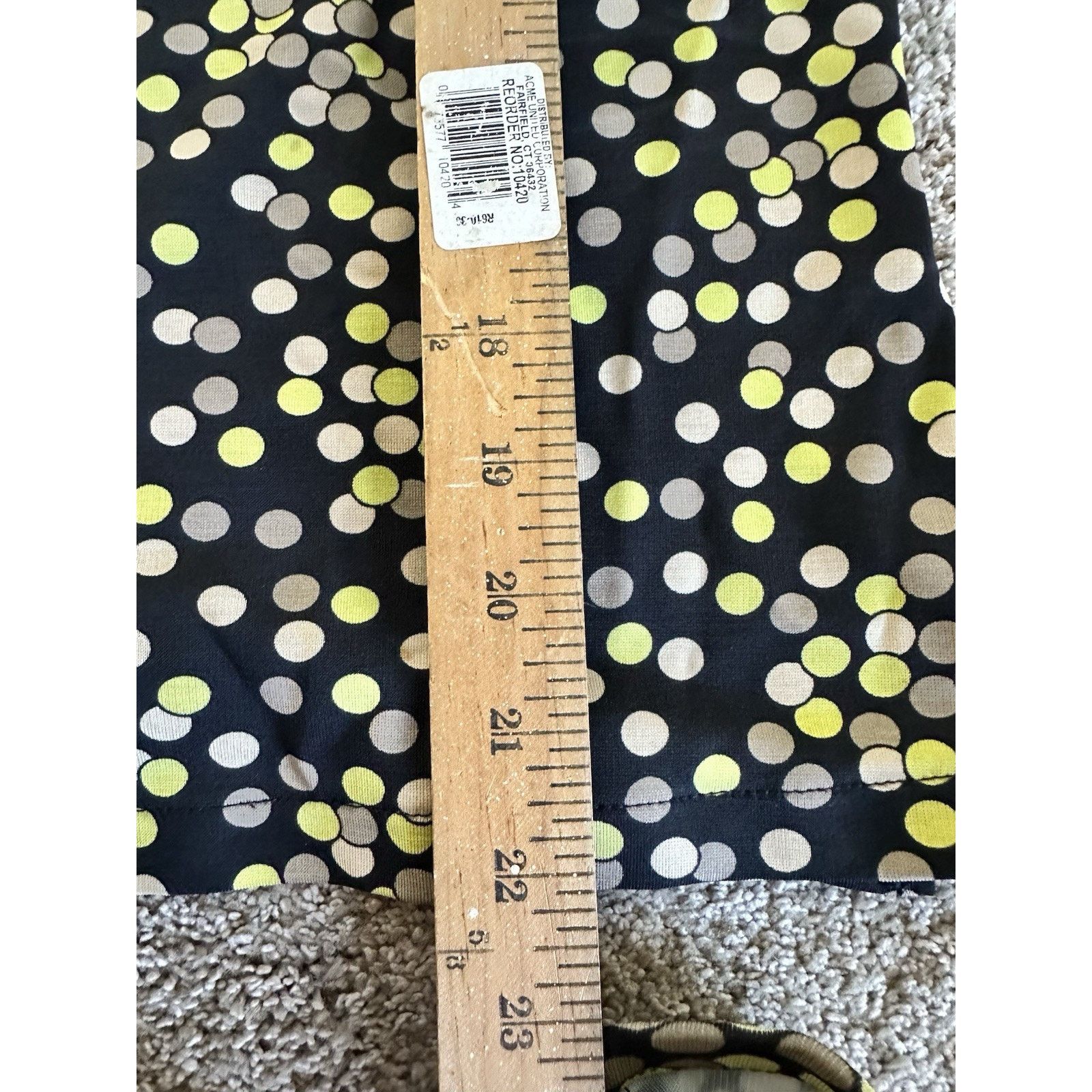 Talbots Talbots Black Brown Green Polka Dot Skirt Top Set M / L Size M / US 6-8 / IT 42-44 - 7 Thumbnail