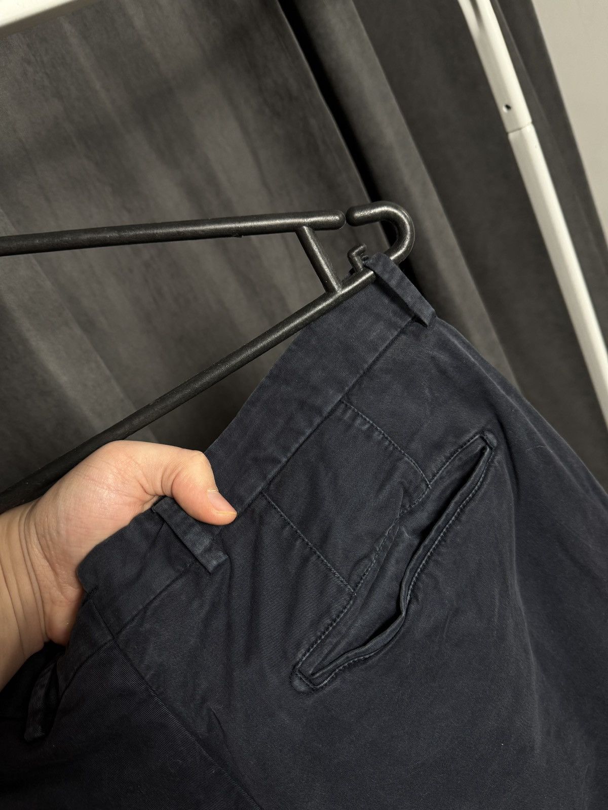 Designer × Suitsupply SUITSUPPLY Navy Chino Pants Chinos Pure Cotton Size 50 Size US 34 / EU 50 - 7 Thumbnail