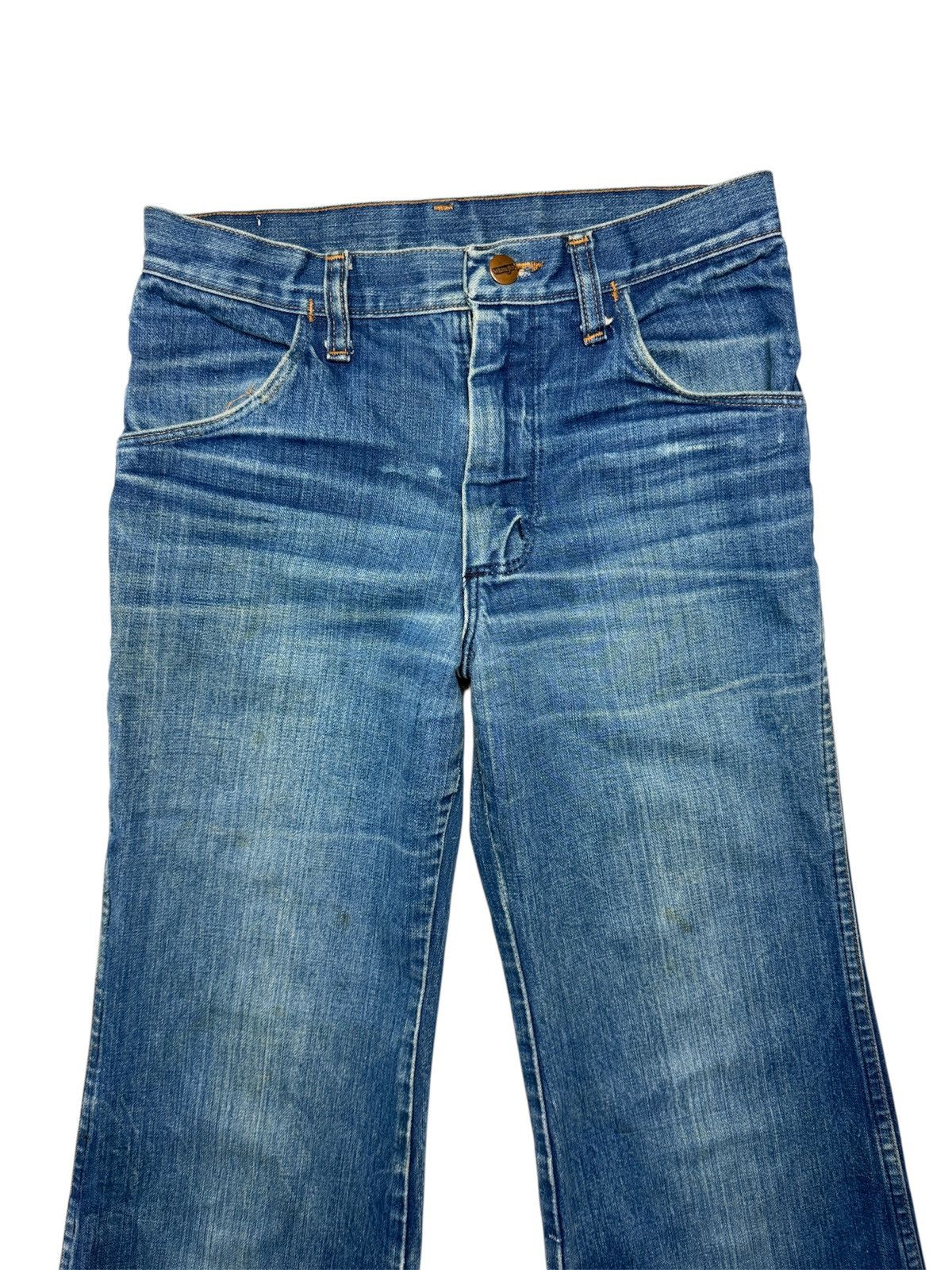 Vintage Vintage 1970’s Women’s Wrangler WFL - 101 Bell Bottom Jeans Size 28" / US 6 / IT 42 - 2 Thumbnail