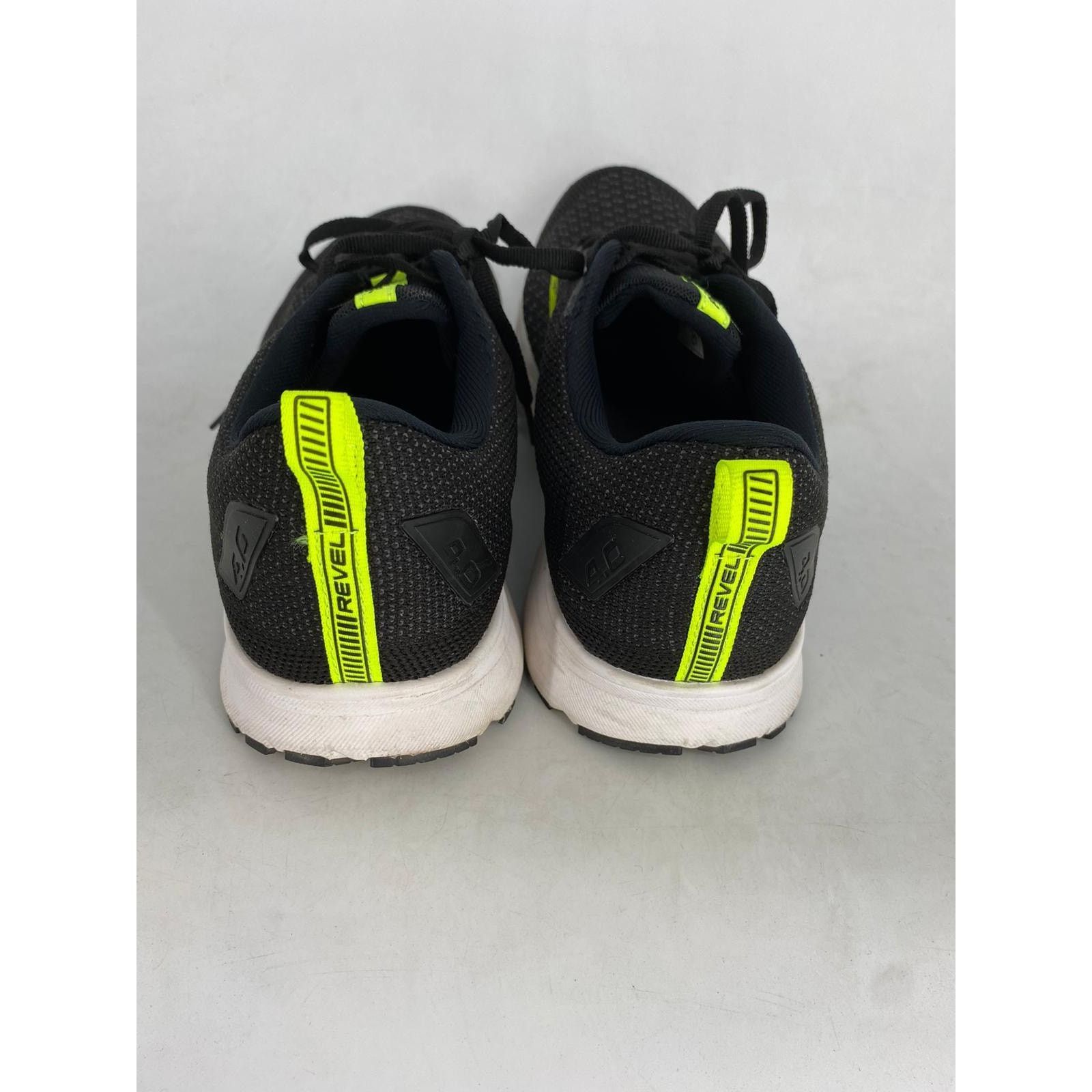 Brooks Brooks Men Revel 4 Black/White/Yellow Running Shoe Size 10.5 Size US 10.5 / EU 43-44 - 3 Thumbnail