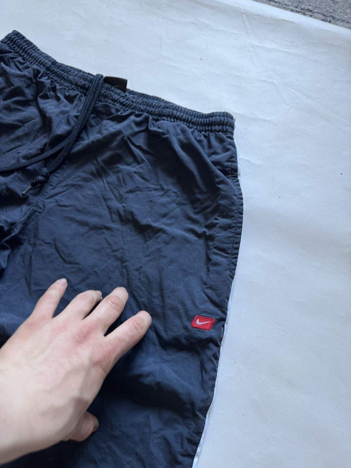 Nike Vintage Y2K Nike Mini Swoosh Nylon Track Pants 00ss Size US 32 / EU 48 - 4 Thumbnail