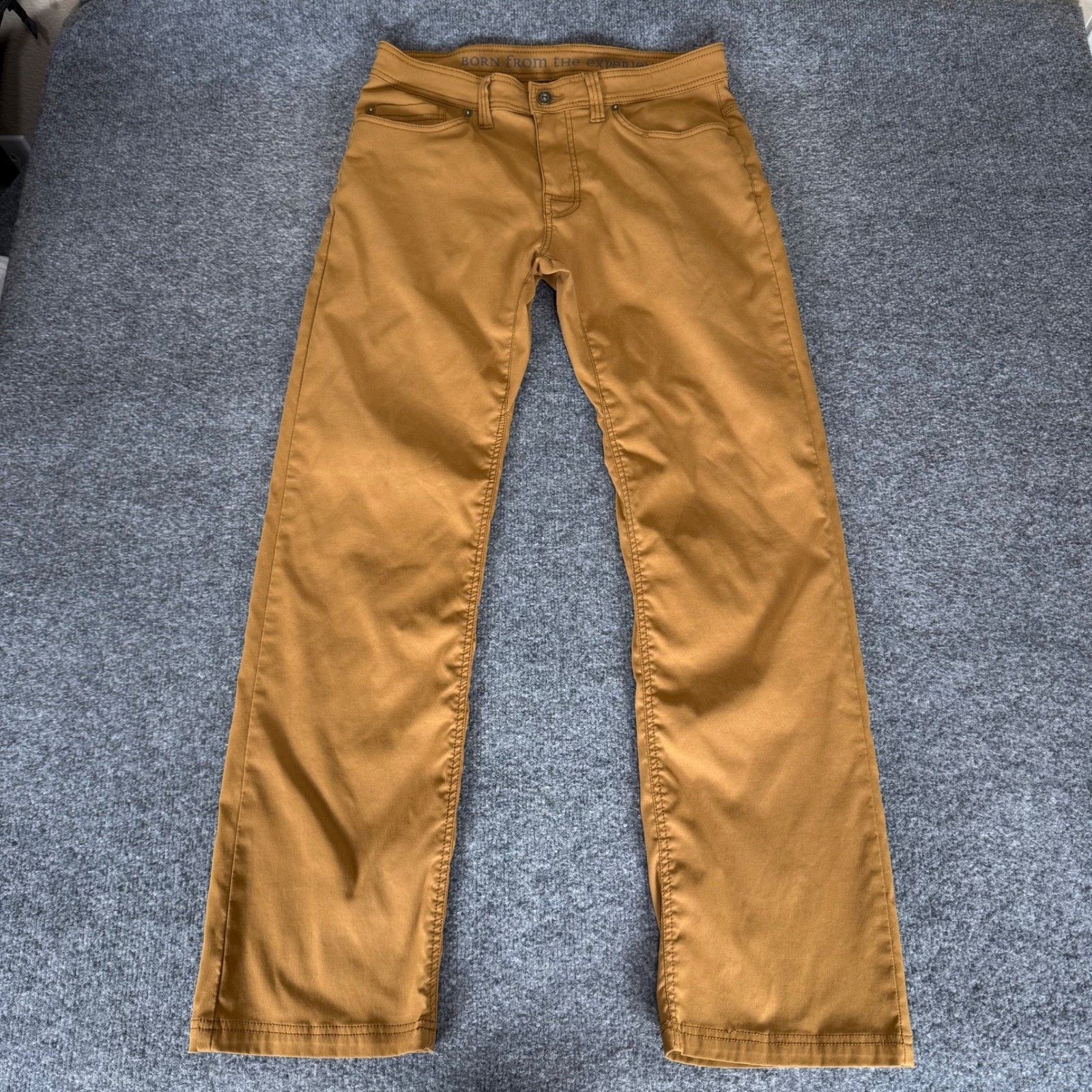 Prana prAna Brion Pant Men 32x32 (33x31) Brown Slim Casual Stretch Size US 32 / EU 48 - 1 Thumbnail