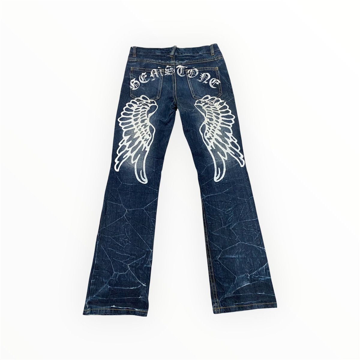 Hysteric Glamour Japanese Flare Jeans Jack Angel Denim Pants Size US 33 - 1 Thumbnail
