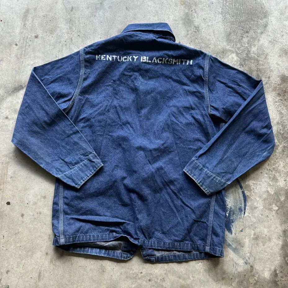 Oshkosh Vintage 60s 70s OshKosh Denim Chore Jacket Size 40R Size US M / EU 48-50 / 2 - 6 Thumbnail