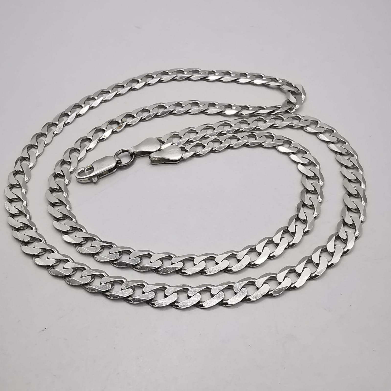 Vintage Jewelry Chain, 925 Sterling Silver, Signed 16.81G, Men's