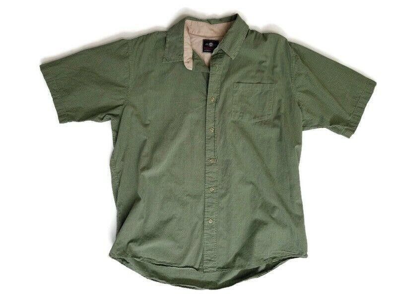 Wrangler Wrangler Shirt Mens Large Green Plaid Button Down Collared Size US L / EU 52-54 / 3 - 1 Thumbnail