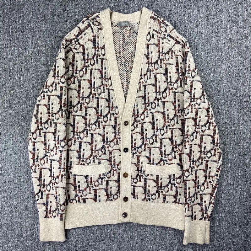 Dior Dior Beige Wool Women's Sweater 0089 Size M / US 6-8 / IT 42-44 - 1 Thumbnail