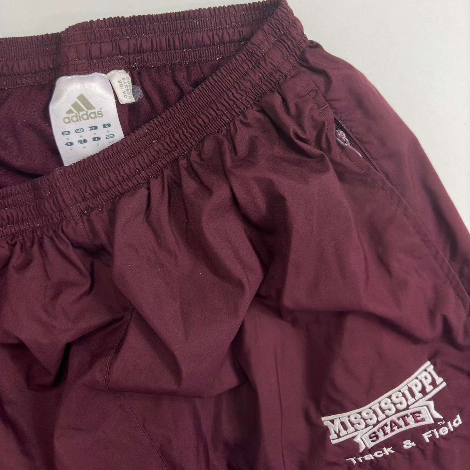 Adidas × Vintage Super Sick Y2k Mississippi State Casual Streetwear Sweatpant Size US 32 / EU 48 - 5 Thumbnail