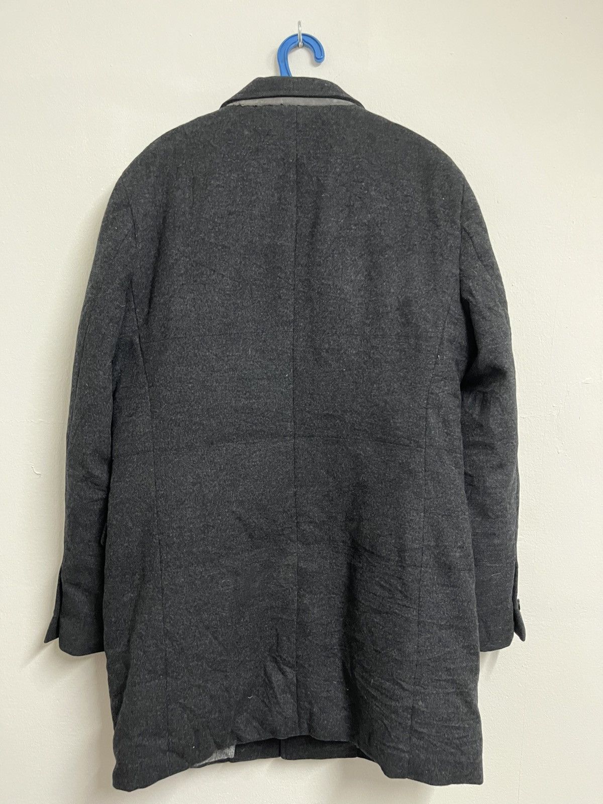 White Sierra 💥Sieg Fahrenheit WOOL Padding Real Goose Down Longcoat Size US L / EU 52-54 / 3 - 9 Thumbnail