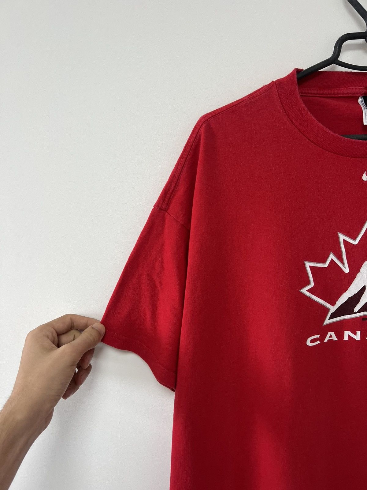 Nike Vintage 90’s Canada Ica Hockey T shirt Nike Team Red sz XL Size US XL / EU 56 / 4 - 4 Thumbnail