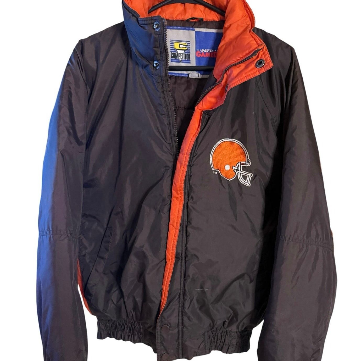 NFL Vintage Cleveland Browns Game Day Jacket Size US M / EU 48-50 / 2 - 1 Thumbnail