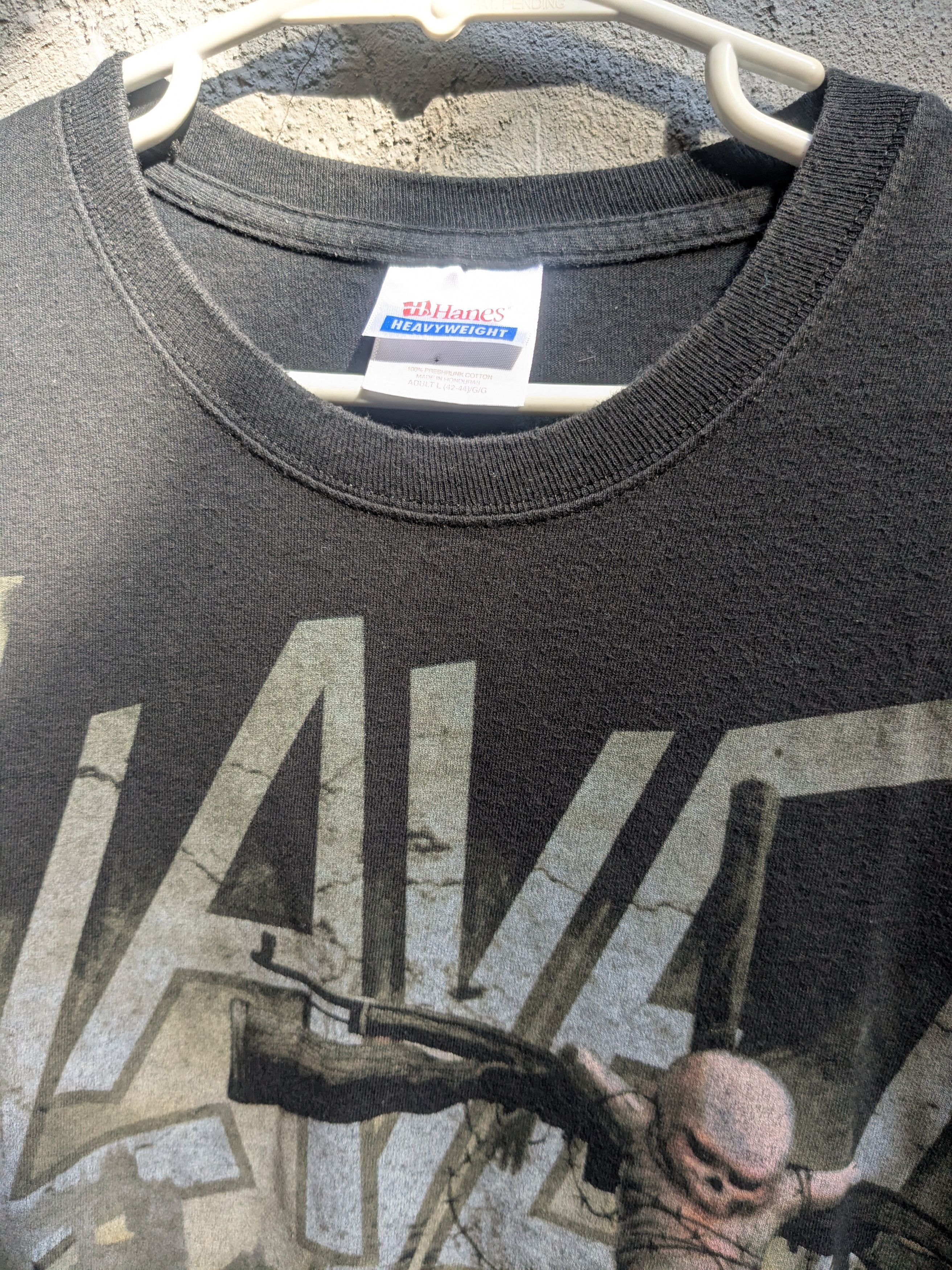 Slayer slayer vintage y2k tee 2009 usa Size US L / EU 52-54 / 3 - 7 Thumbnail