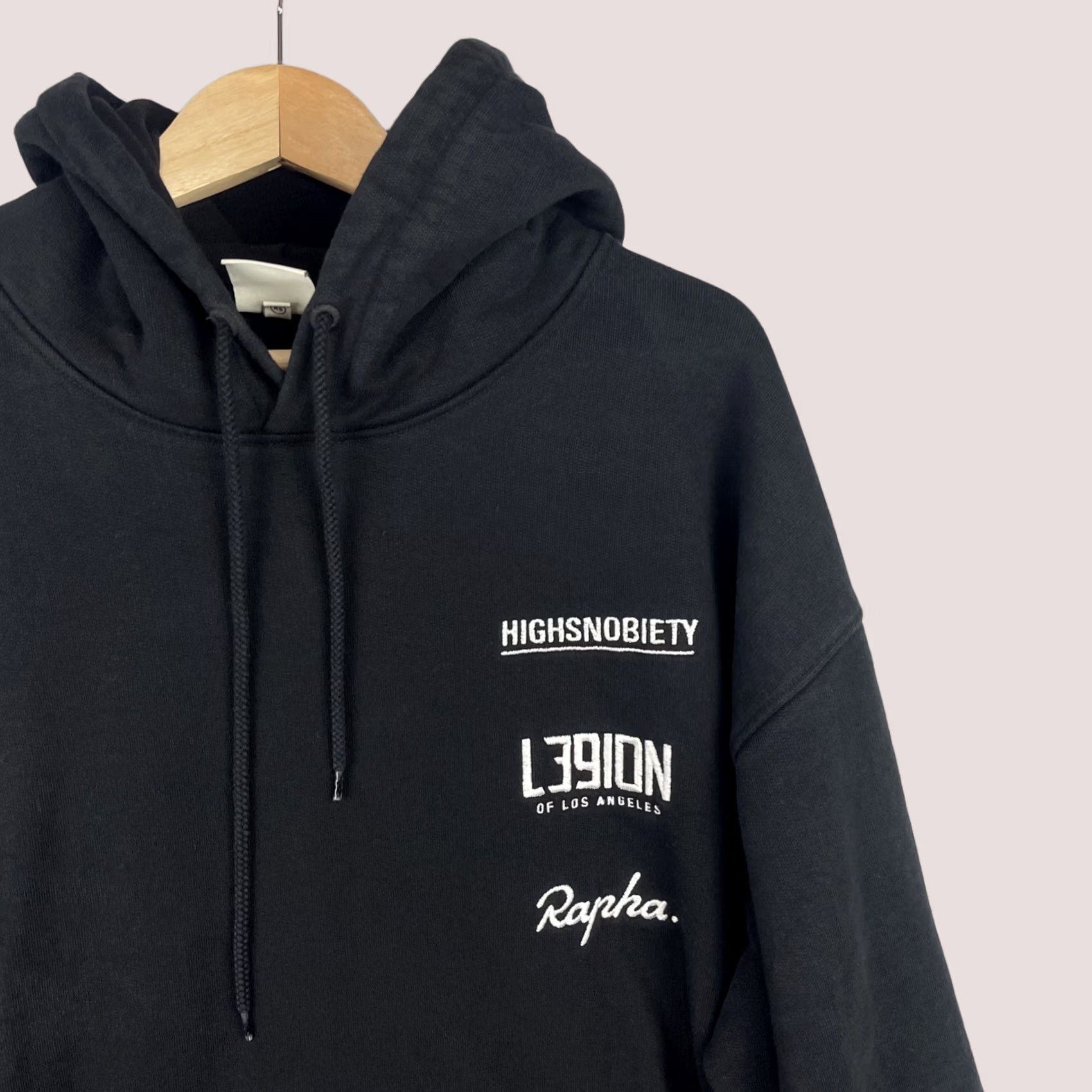 Rapha Rapha Highsnobiety Hoodie Mens XL Black Legion of Los Angeles Cycling Sweatshirt Graphic Print Size US XL / EU 56 / 4 - 1 Thumbnail