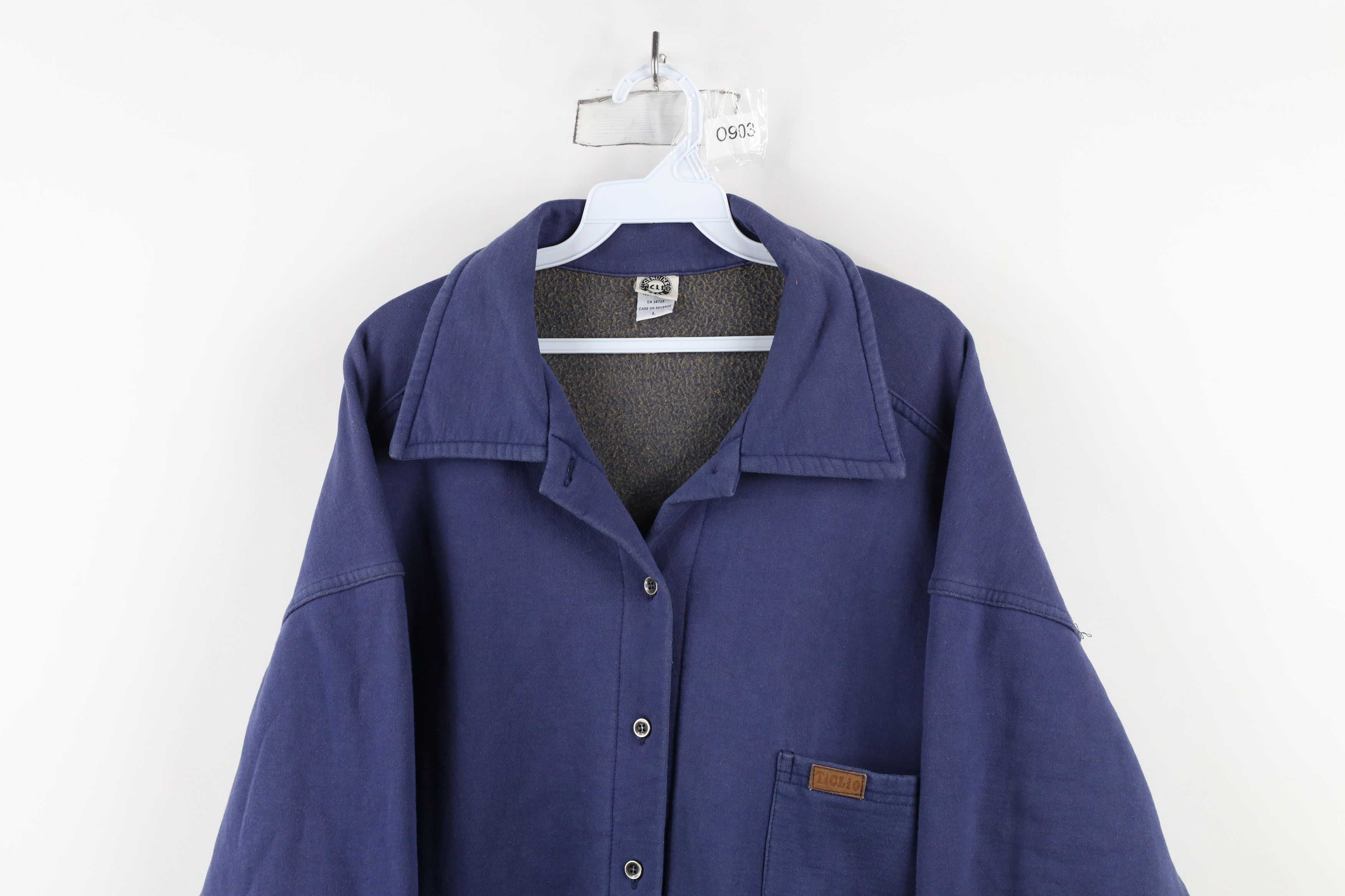 Vintage Vintage 90s Streetwear Heavy Button Shirt Jacket Jac Shirt Size L / US 10 / IT 46 - 2 Thumbnail