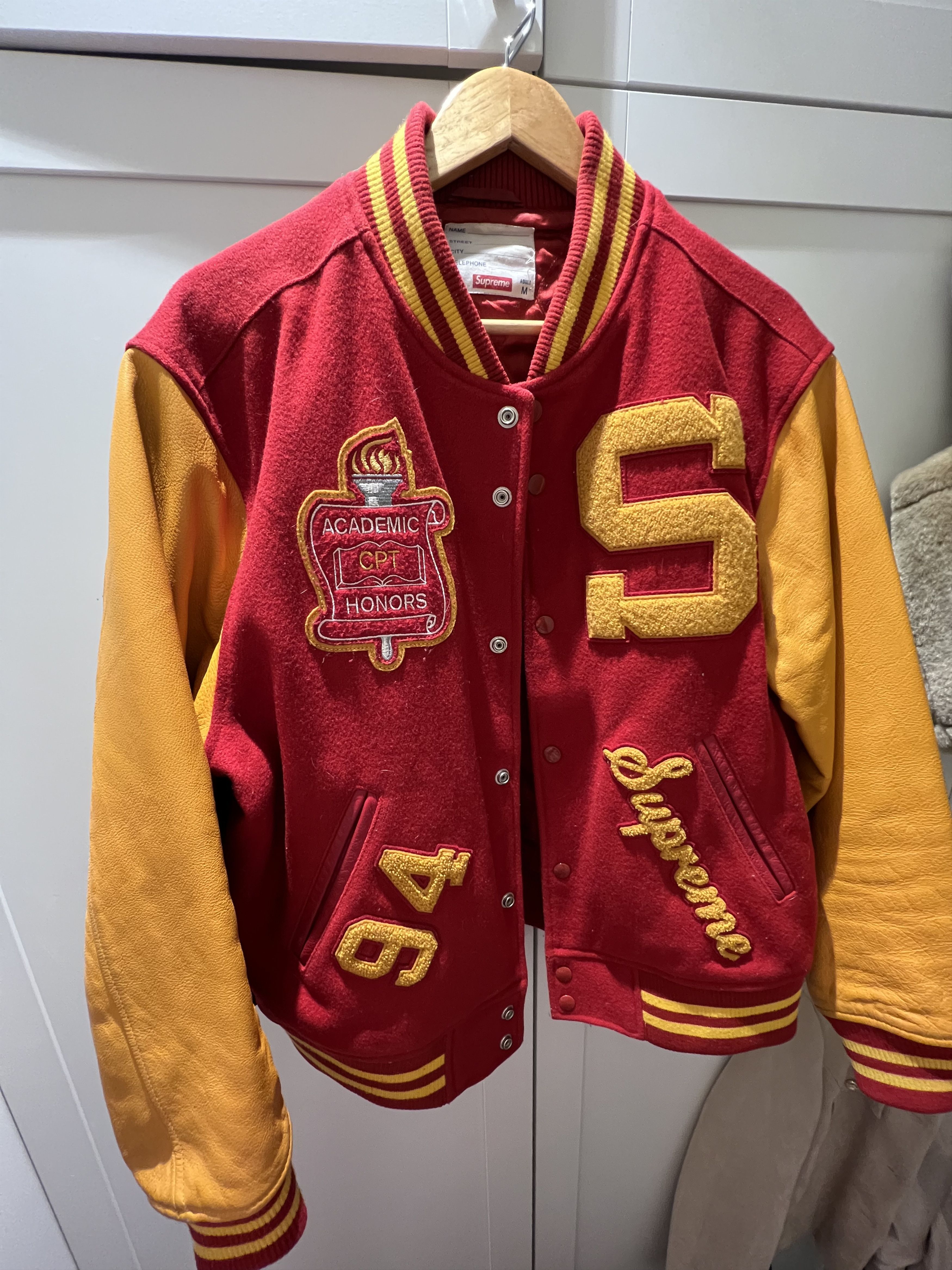 ヘ*ク様 Supreme Number Nine Varsity Jacket Supreme®/Number (N)ine®/Mickey Mouse Varsity Jacket - Supreme