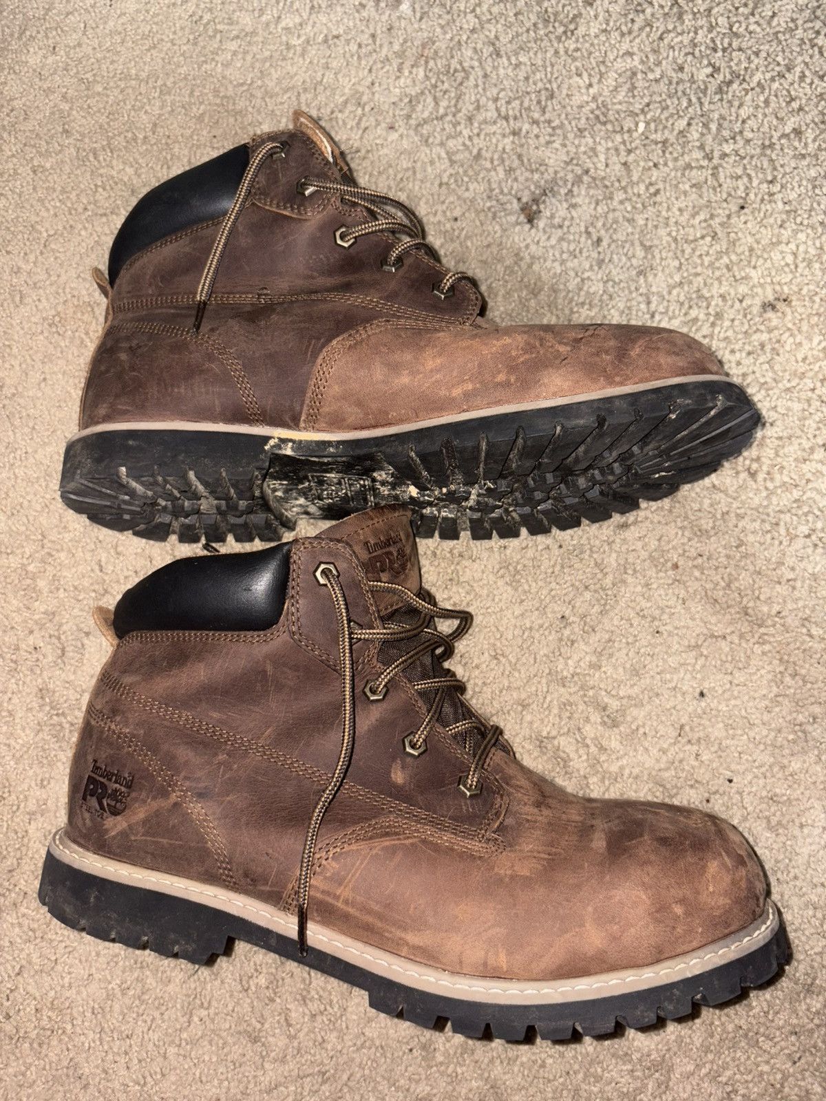 Timberland Men's Gritstone 6" Steel Toe Work Boot Size US 10.5 / EU 43-44 - 3 Thumbnail