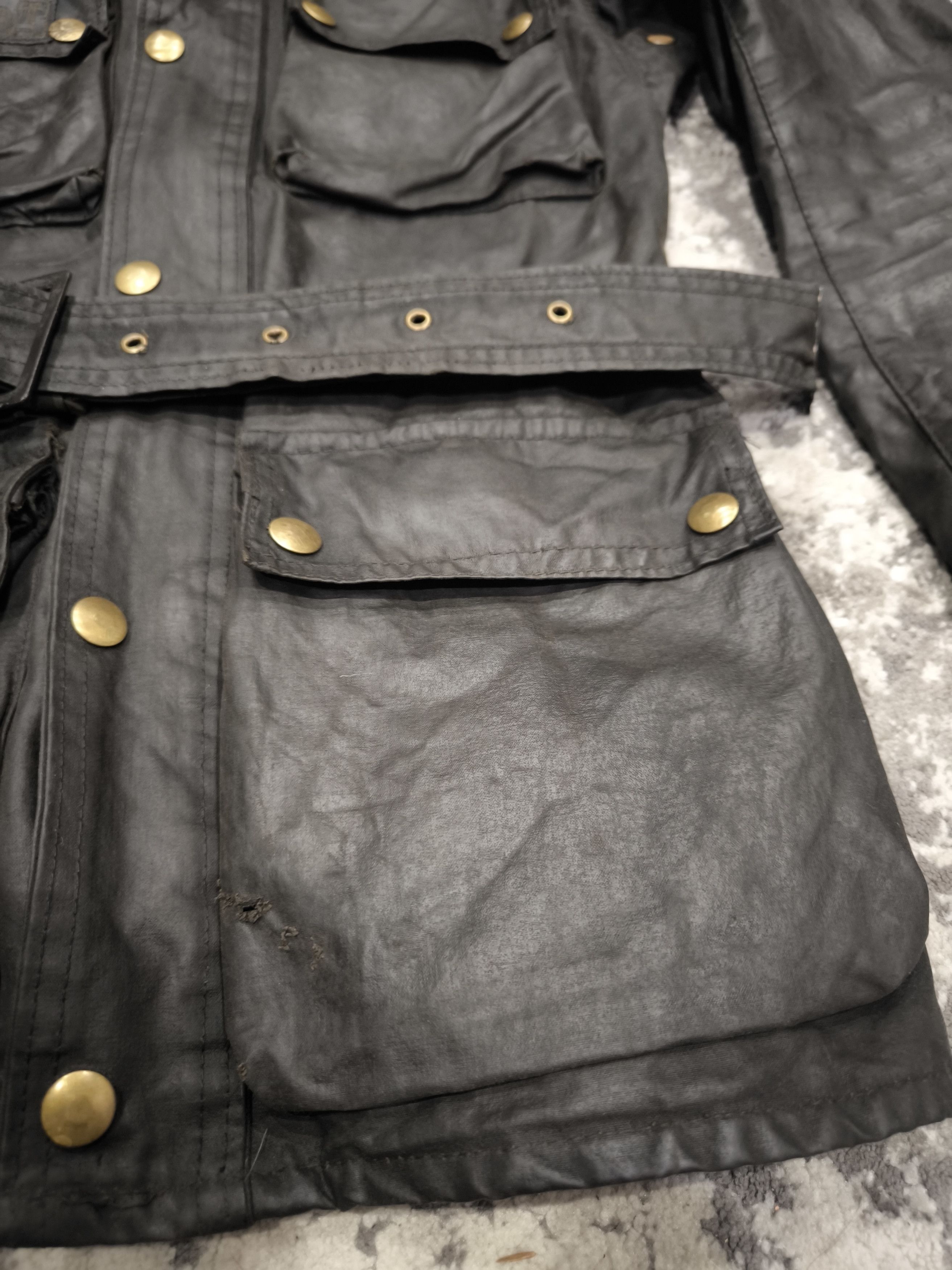 Belstaff Women's 70s Belstaff Trialmaster Wax Motorcycle Jacket Size M / US 6-8 / IT 42-44 - 7 Thumbnail