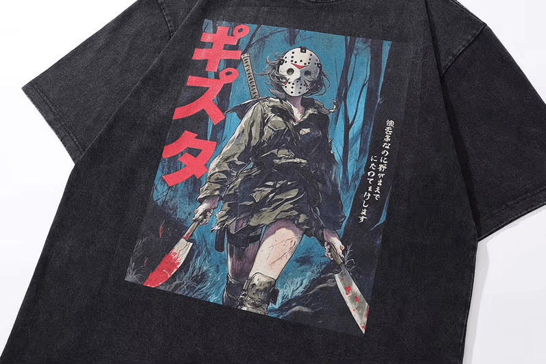 Japanese Brand × Vintage "Slasher Horror-L" T-shirt Size US L / EU 52-54 / 3 - 2 Thumbnail