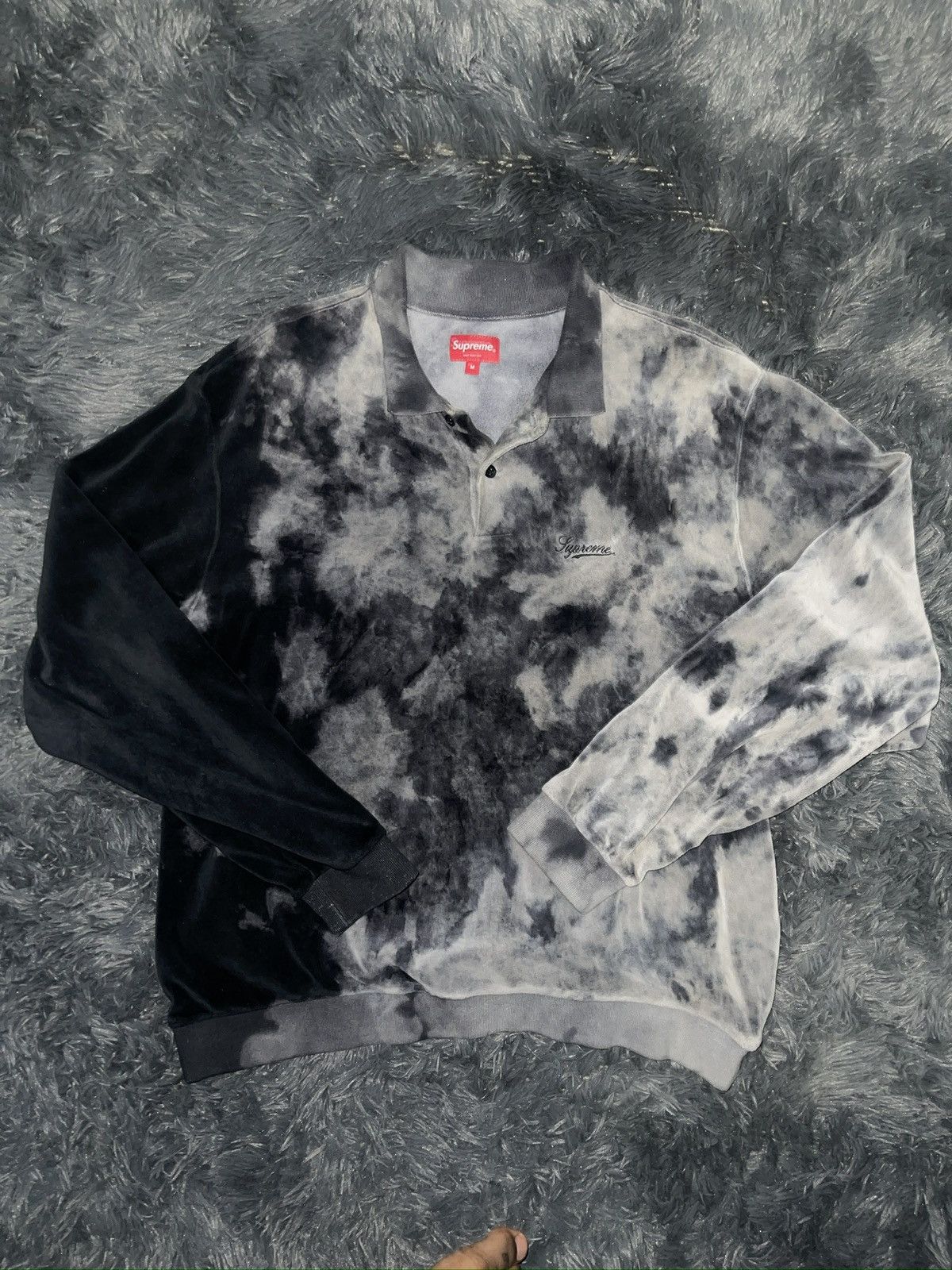 Supreme Long Sleeve Black Grey