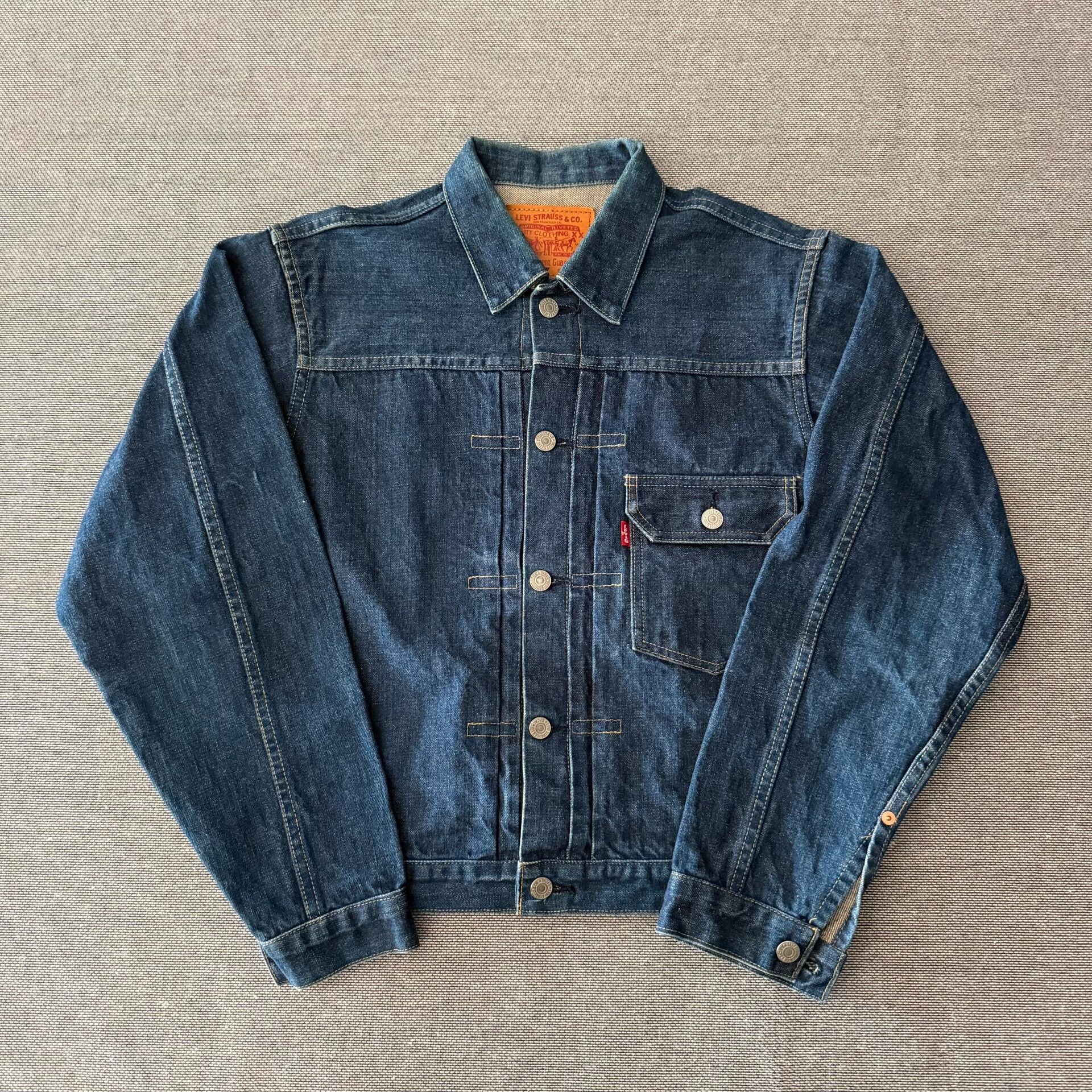 Levi's Vintage Clothing Levi's LVC 7701SXX J02 Denim Jacket Size US XXS / EU 40 - 1 Thumbnail