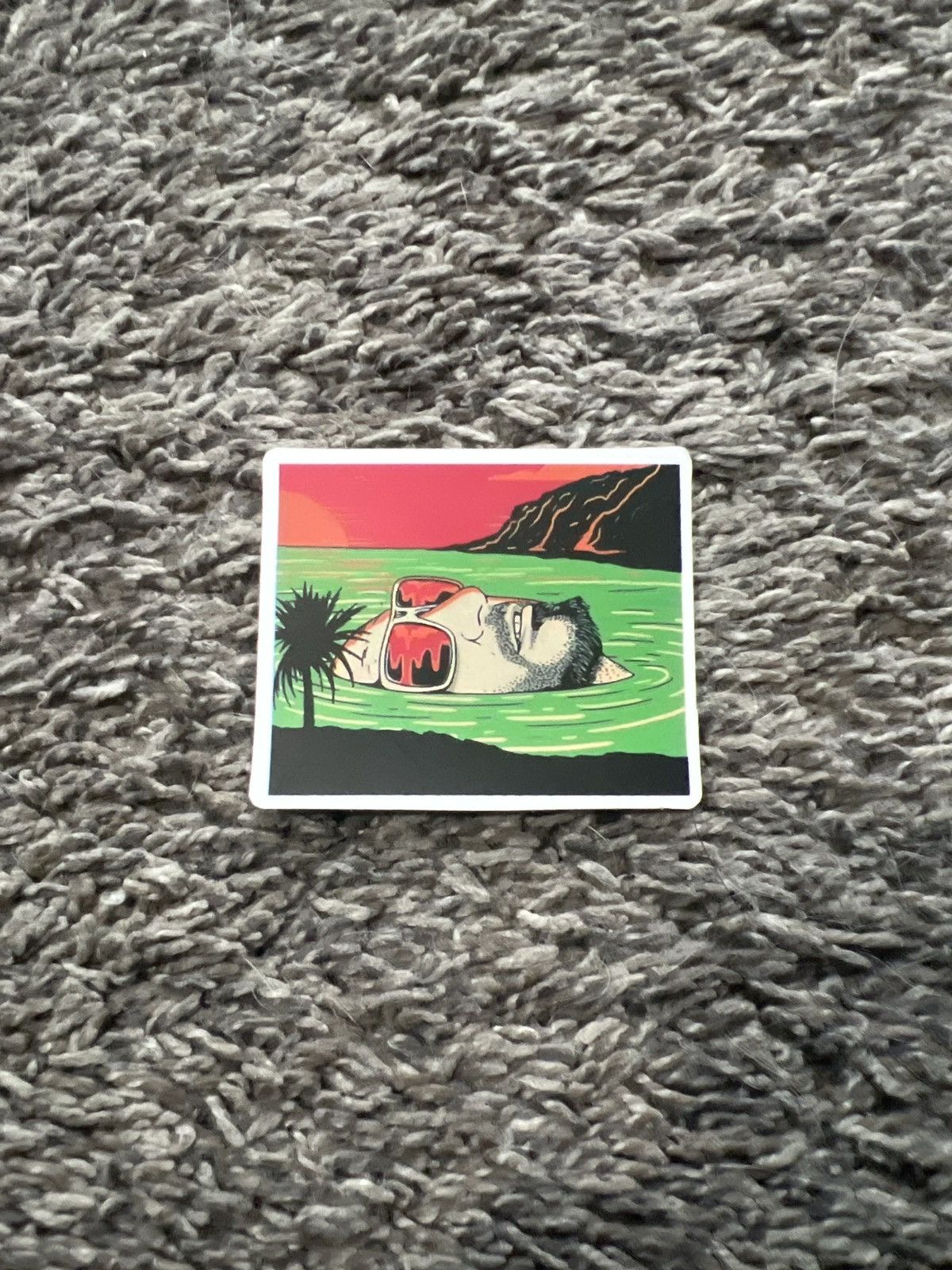 Hypebeast × Vintage Psychedelic Glasses Sticker Size ONE SIZE - 1 Thumbnail