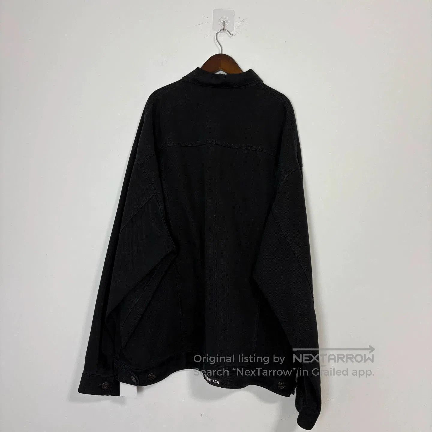 Balenciaga Balenciaga Valentine's Embroidered Denim Jacket. Size US S / EU 44-46 / 1 - 2 Thumbnail