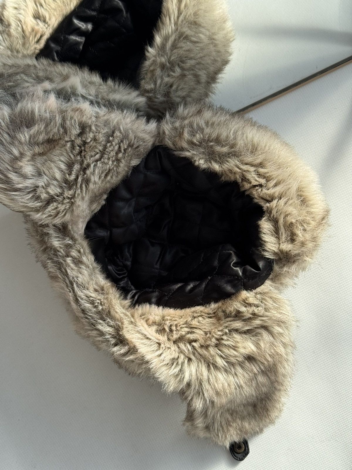 Japanese Brand Vintage Mask Fuzzy Faux Fur Trapper Ushanka Hat OS Size ONE SIZE - 6 Thumbnail
