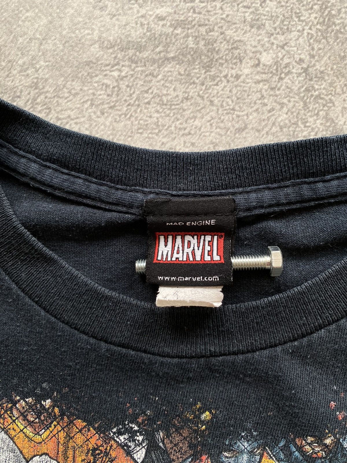 Marvel Comics × Vintage Vintage 2000 Marvel Mad Engine Hero Shirt Size US M / EU 48-50 / 2 - 5 Thumbnail