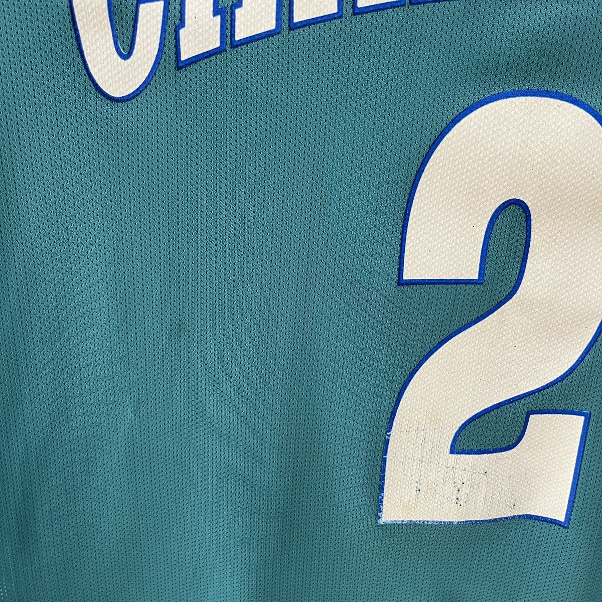 Champion × NBA × Vintage Vintage Charlotte Hornets 1991-92 Johnson #2 Champion Jersey Size US M / EU 48-50 / 2 - 8 Thumbnail