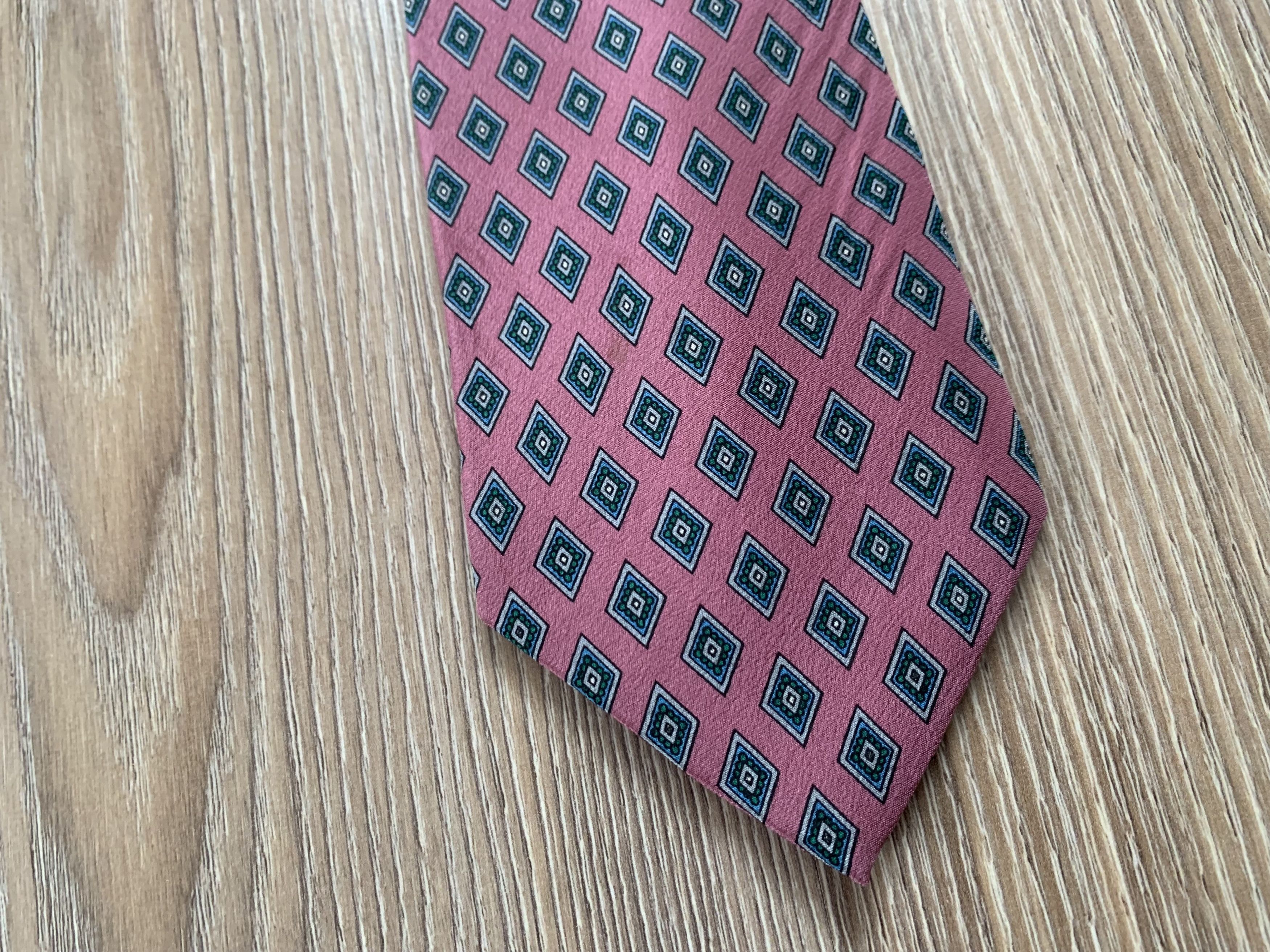 Other Sergio De Laurenti Monogram Printed Silk Tie Size ONE SIZE - 3 Thumbnail