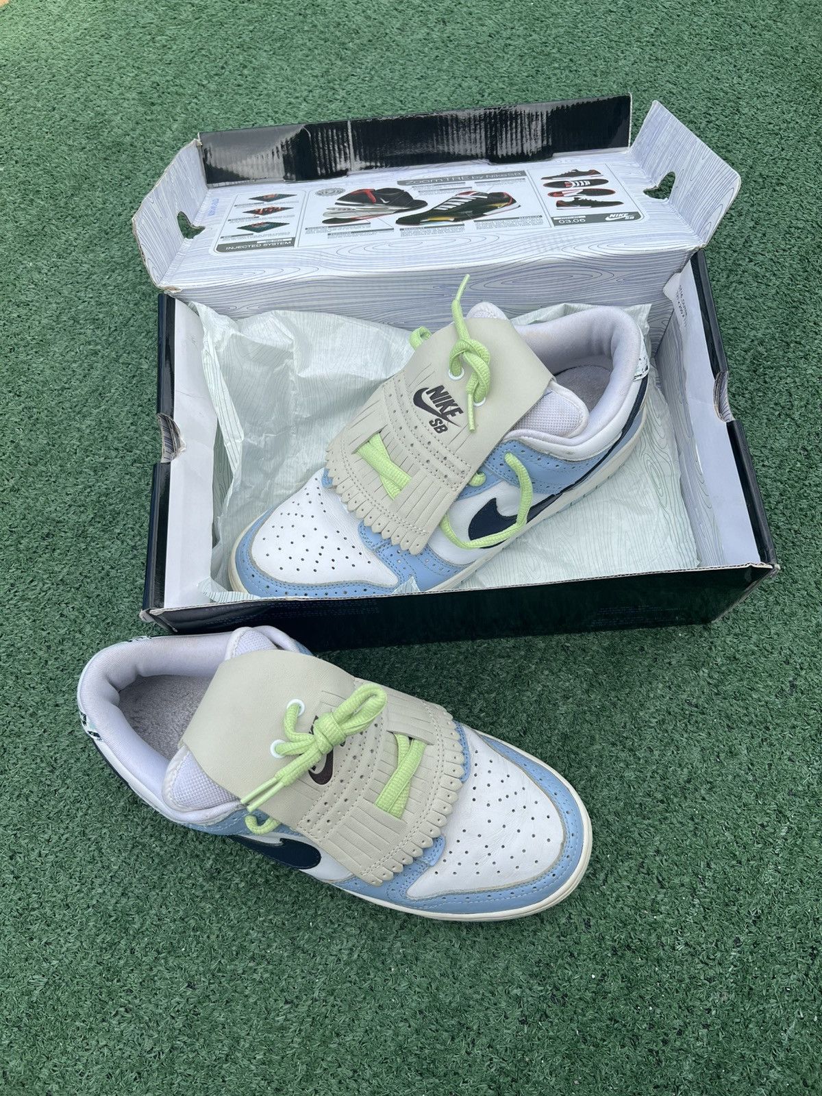 Nike Nike SB Golf Pack Blue SB Dunk Pro Low Size 10 Size US 10 / EU 43 - 2 Thumbnail