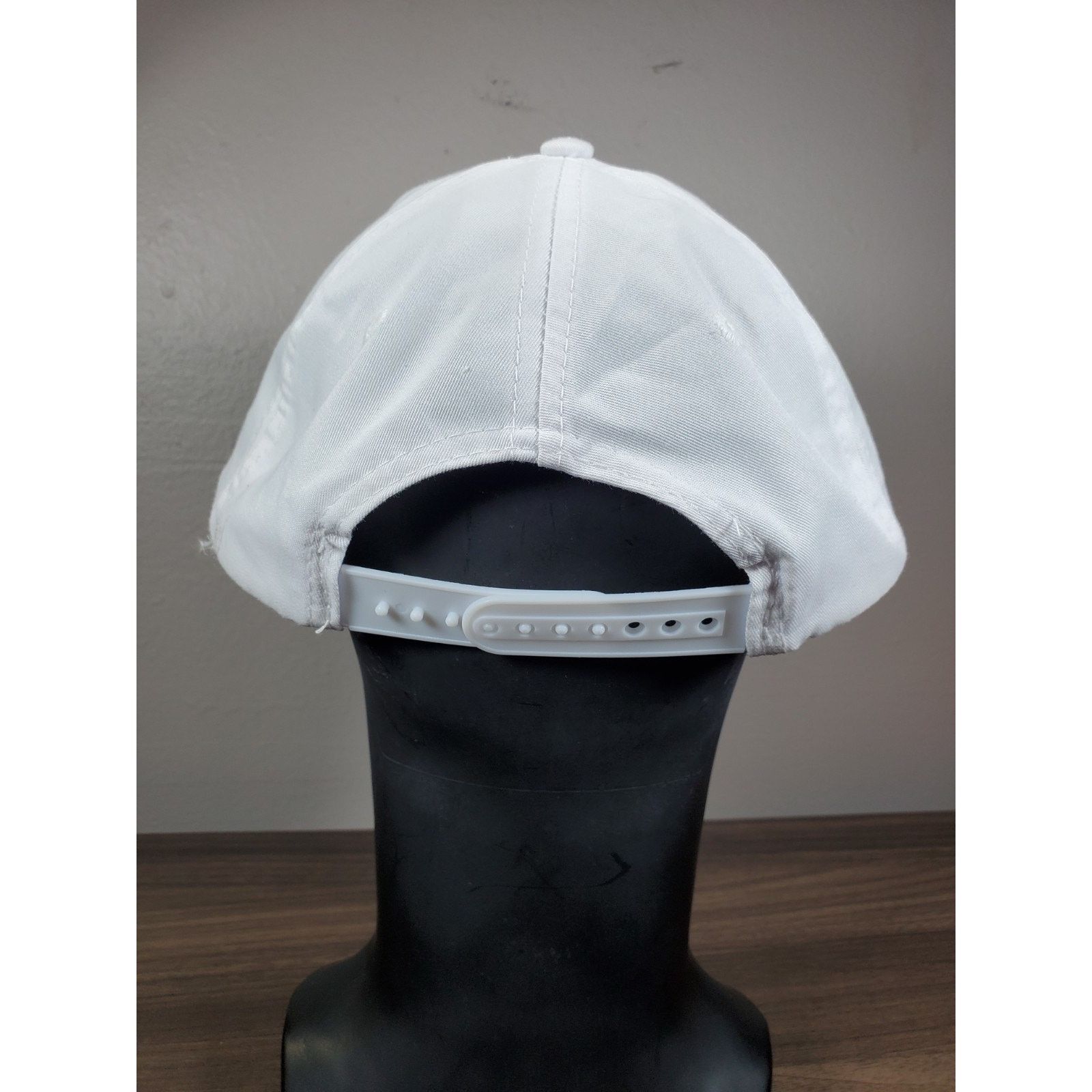 Vintage Sally Hansen Hat White & Orange Embroidered Cap Makeup Brand Size ONE SIZE - 7 Thumbnail