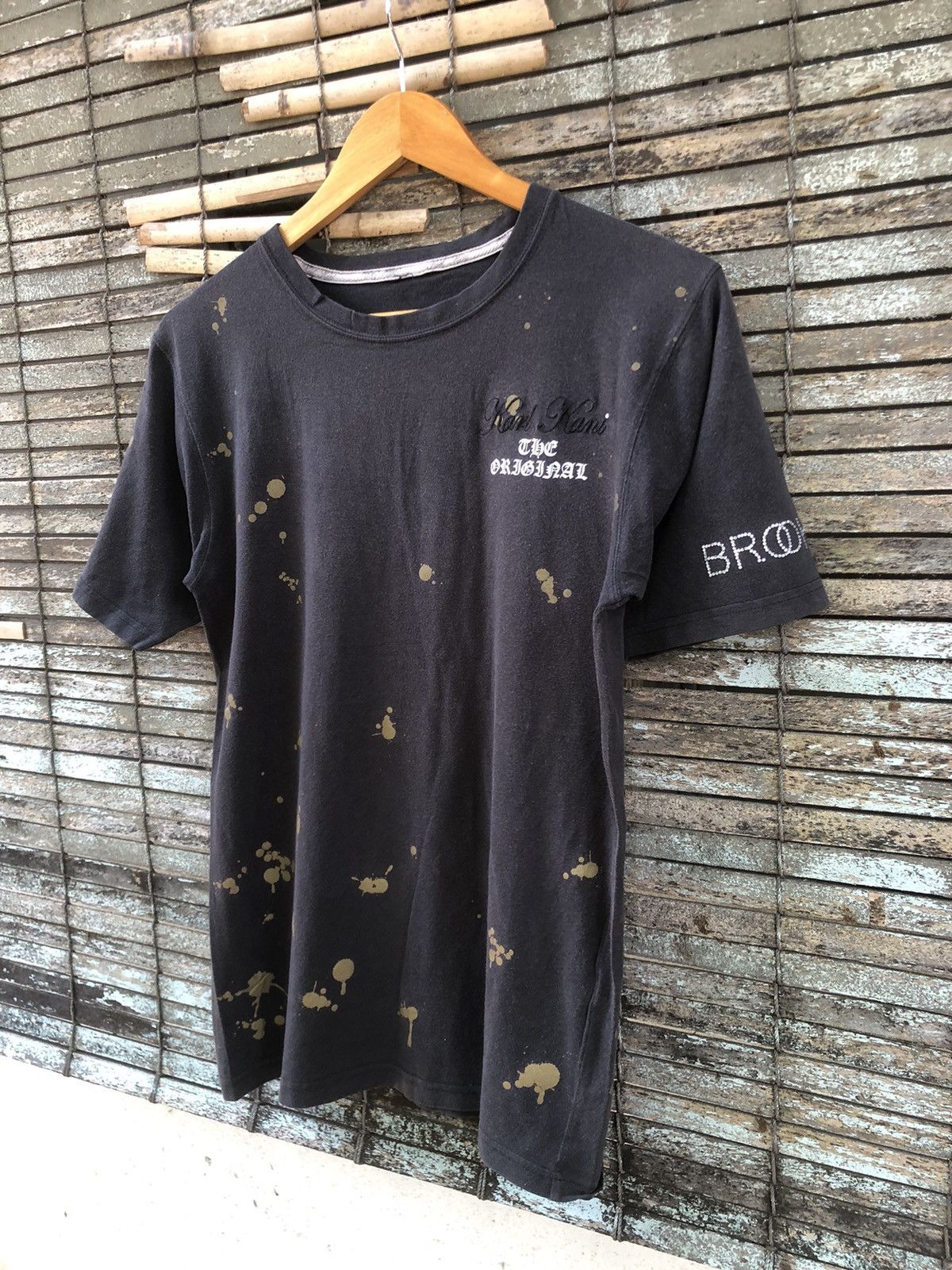 Japanese Brand 🔥Vintage Y2K🔥Karl Kani King Of Black Tshirts Size US S / EU 44-46 / 1 - 22 Thumbnail