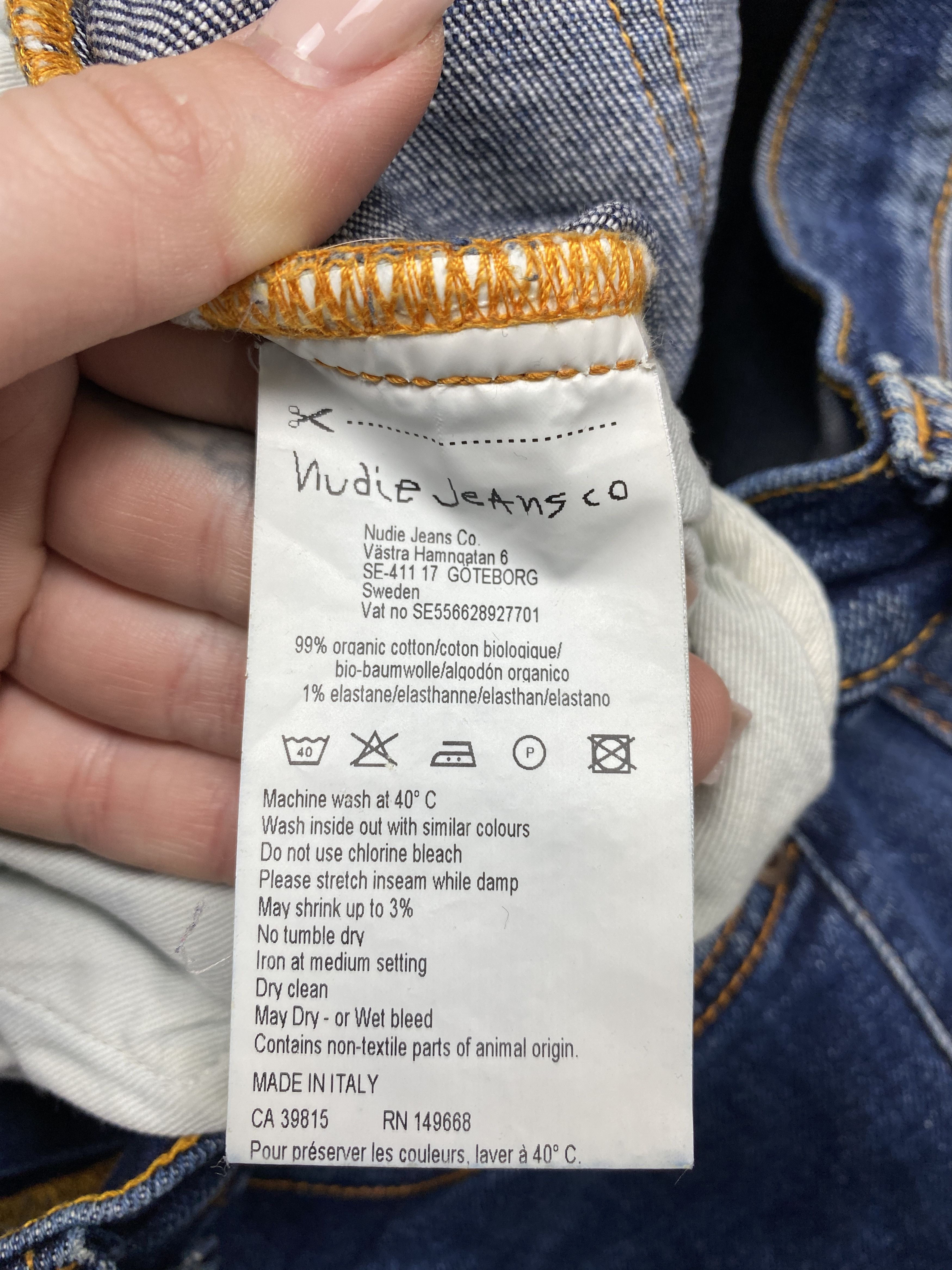 Nudie Jeans Nudie Jeans Vintage Long John Mens Denim Pants Size US 32 / EU 48 - 9 Thumbnail