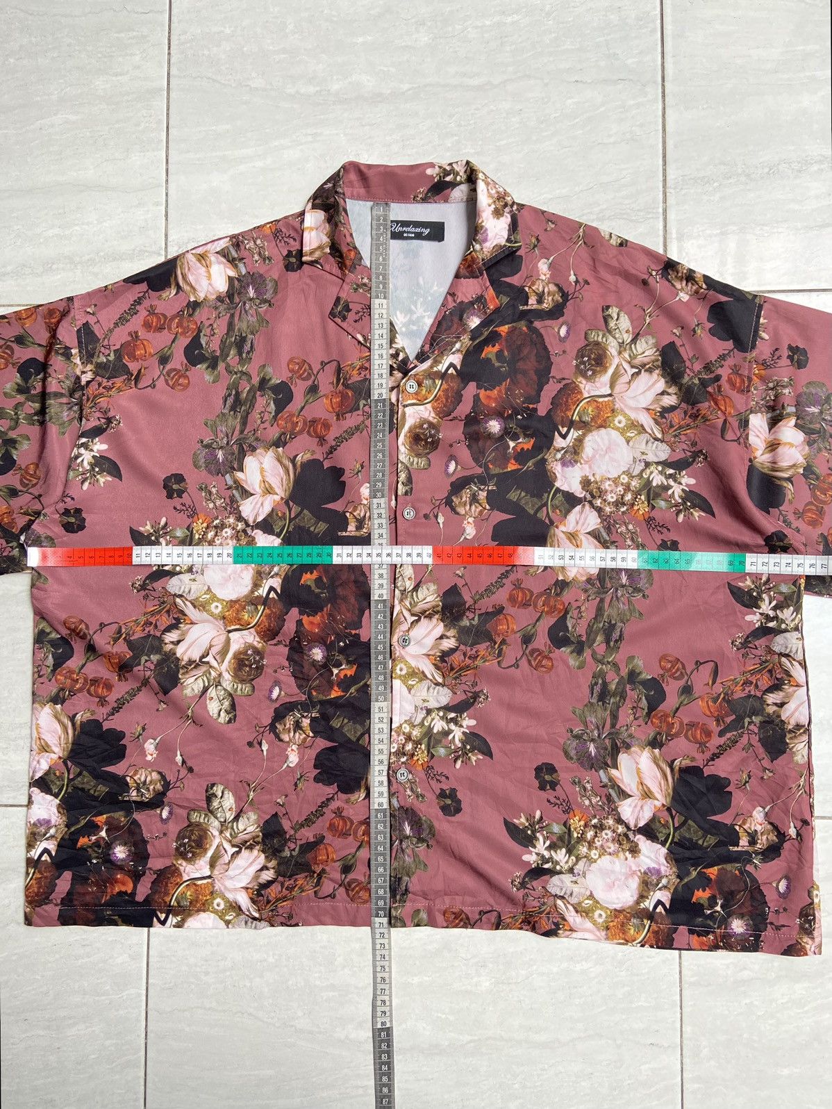 Designer × Japanese Brand UNRELAXING DESIGN Flowers Motive Shirt Size US XXL / EU 58 / 5 - 7 Thumbnail