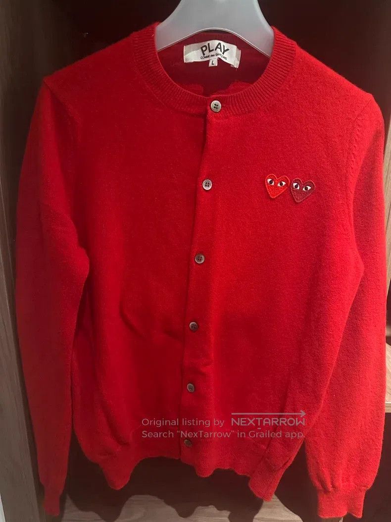 Comme des Garcons Comme Des Garcons Wool cardigan, size L Size L / US 10 / IT 46 - 1 Thumbnail