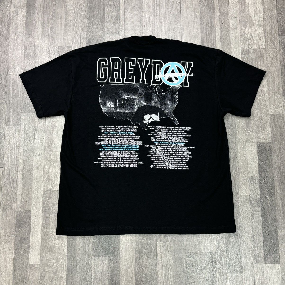 Fuck The Population × G59 Records Grey Day 2024 G59 $uicideboy$ Short Sleeve Medium Size US M / EU 48-50 / 2 - 2 Thumbnail