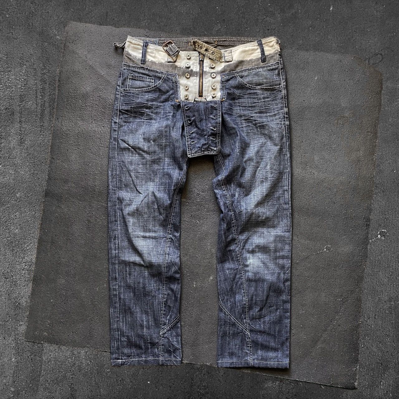 image of Archival Clothing x Avant Garde Marithe Francois Girbaud Vintage Jeans in Mix, Men's (Size 33)