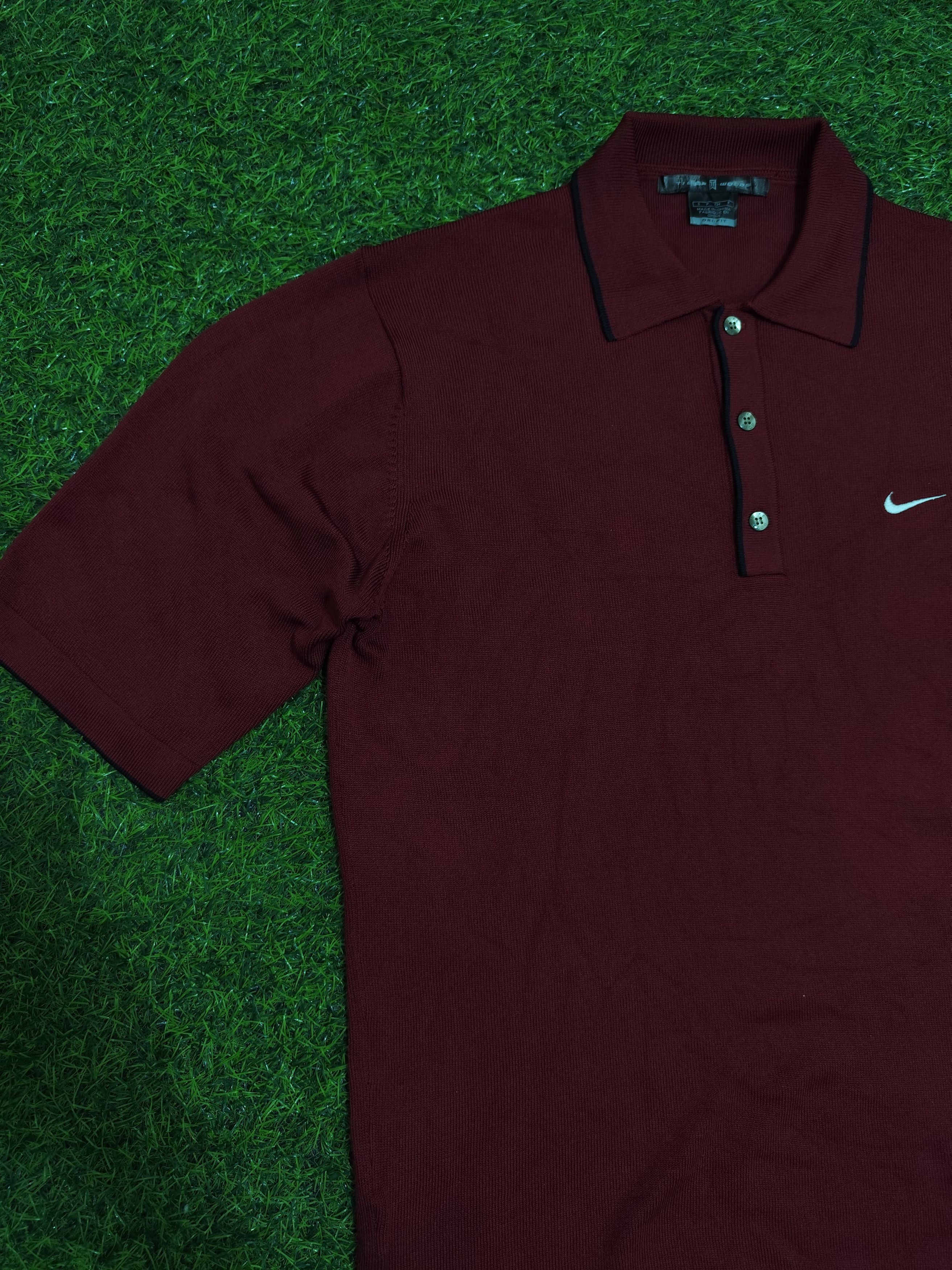 Nike Maroon Nike Tiger Woods Polo Shirt knitted Size US S / EU 44-46 / 1 - 7 Thumbnail