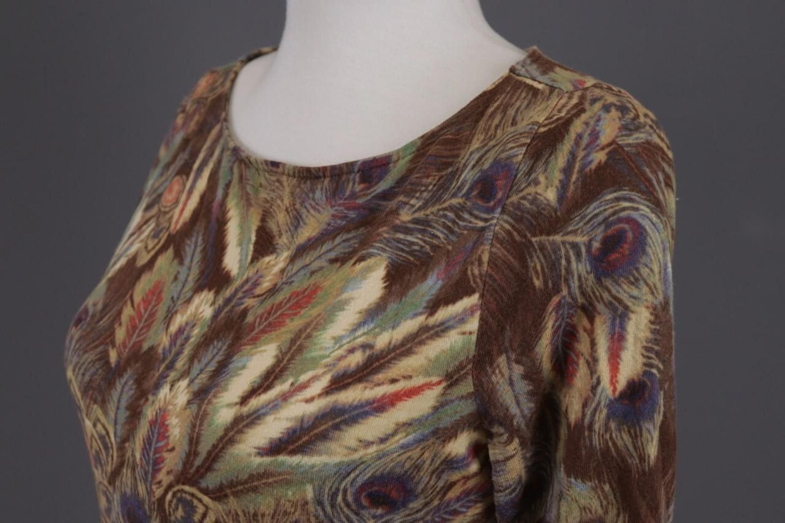 Lauren Ralph Lauren Lauren Ralph Lauren Brown Rare Feathers Top Shirt Size M Size M / US 6-8 / IT 42-44 - 9 Thumbnail