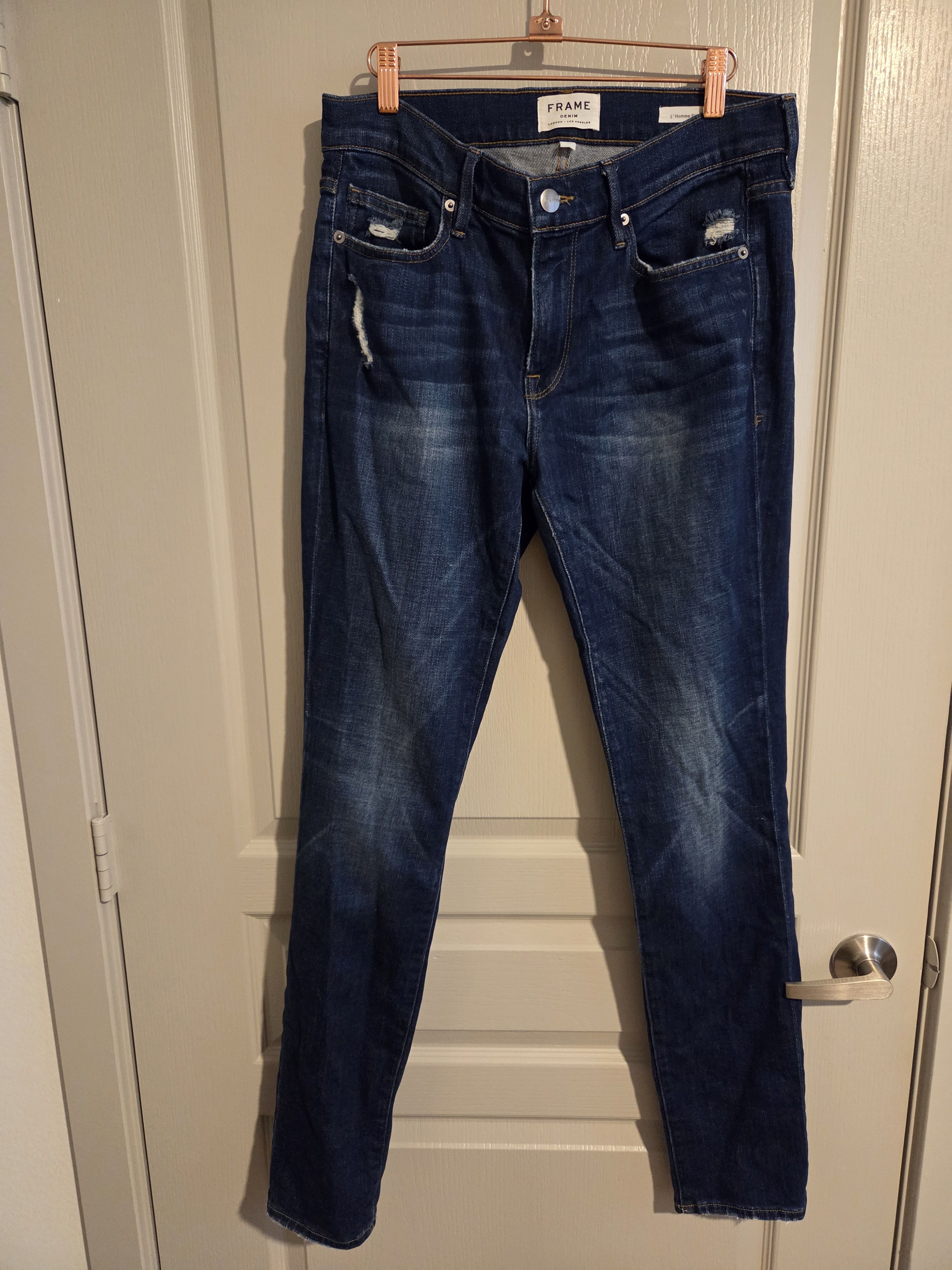 Frame L Homme Skinny Sully Hill wash Size US 31 - 2 Thumbnail