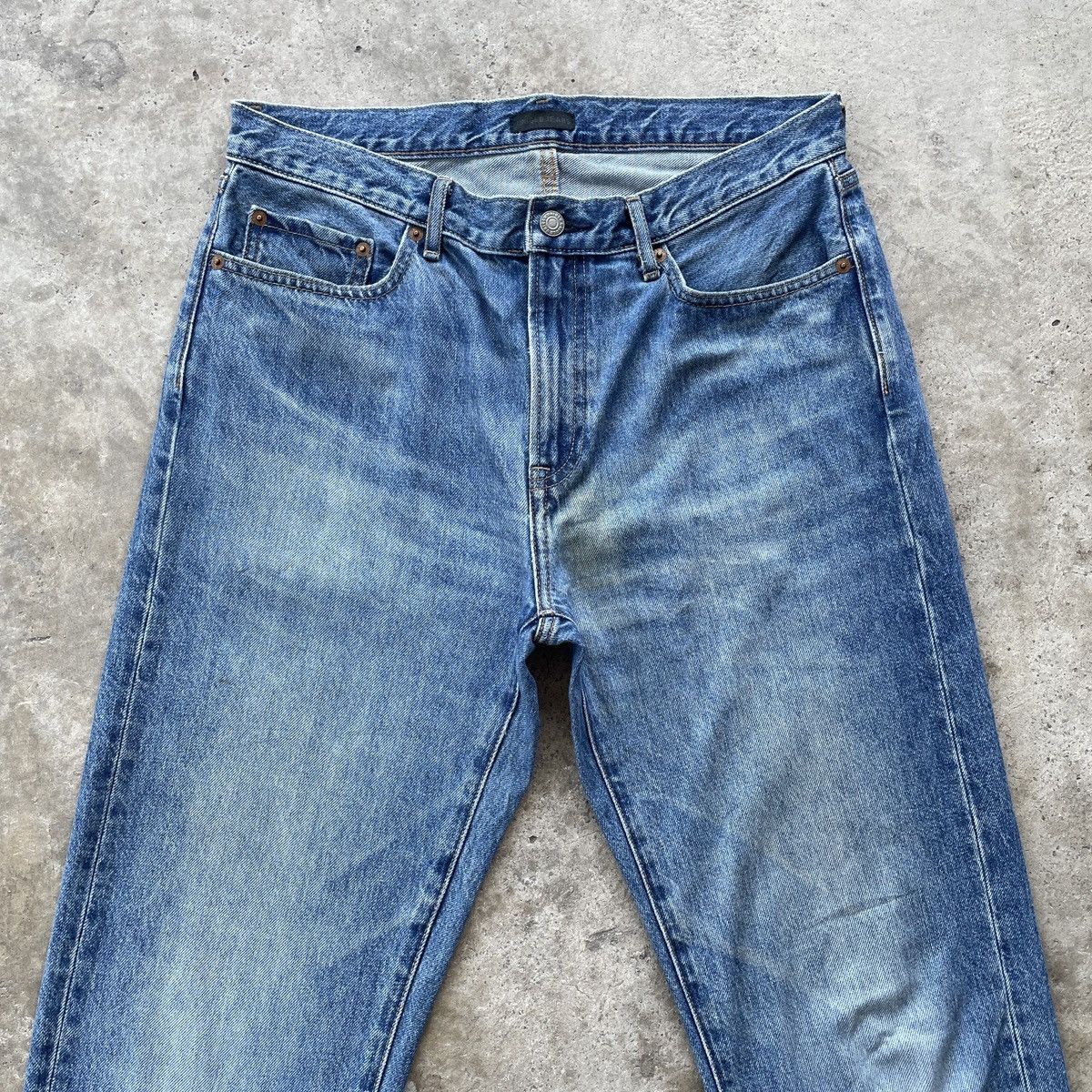 Japanese Brand × Jean W31x29.5💥 Vintage Japanese Brand Faded Denim Jeans Pants Size US 31 - 3 Thumbnail